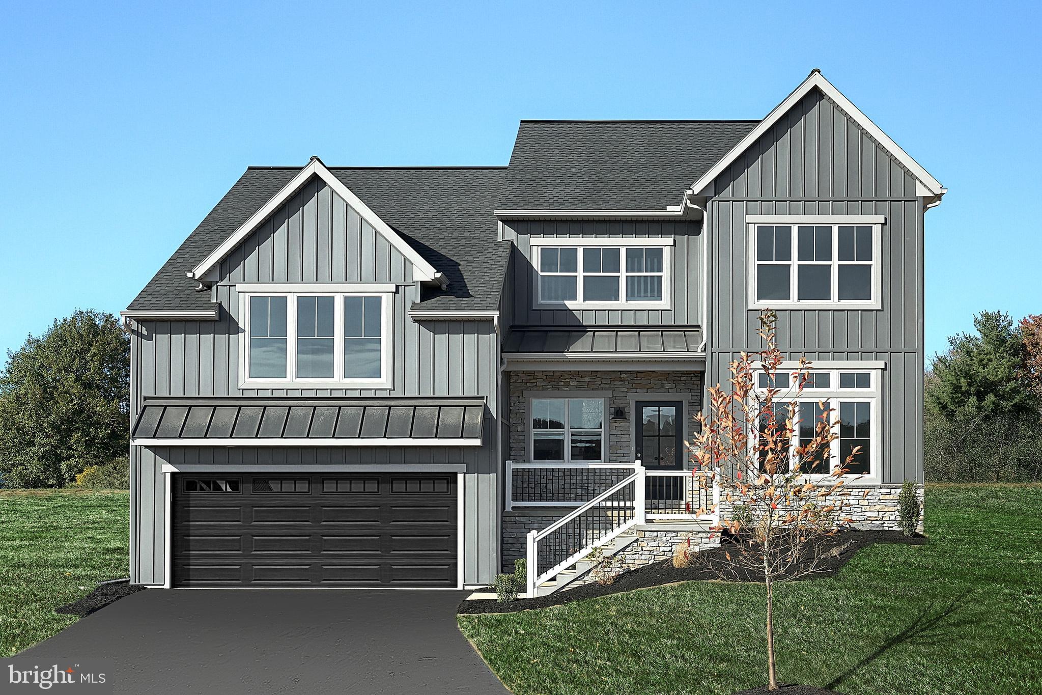 This charming home features an owner's suite on the main level and a 2-car, lower-level garage. Upon entering the foyer, there is a private study and stairs to the main level featuring a spacious kitchen. The kitchen is well-equipped with enhanced cabinetry and appliances, quartz countertops with a tile backsplash, and a large pantry. The dining area has sliding glass doors to the rear patio and is adjacent to the family room warmed by a gas fireplace. The owner’s suite includes an expansive closet, a private bathroom with a tile shower and double bowl vanity, and easy access to the laundry room. The upper level is complete with 3 bedrooms, a full bathroom, and a flex room that can be used as a second office, play room or other versatile space.