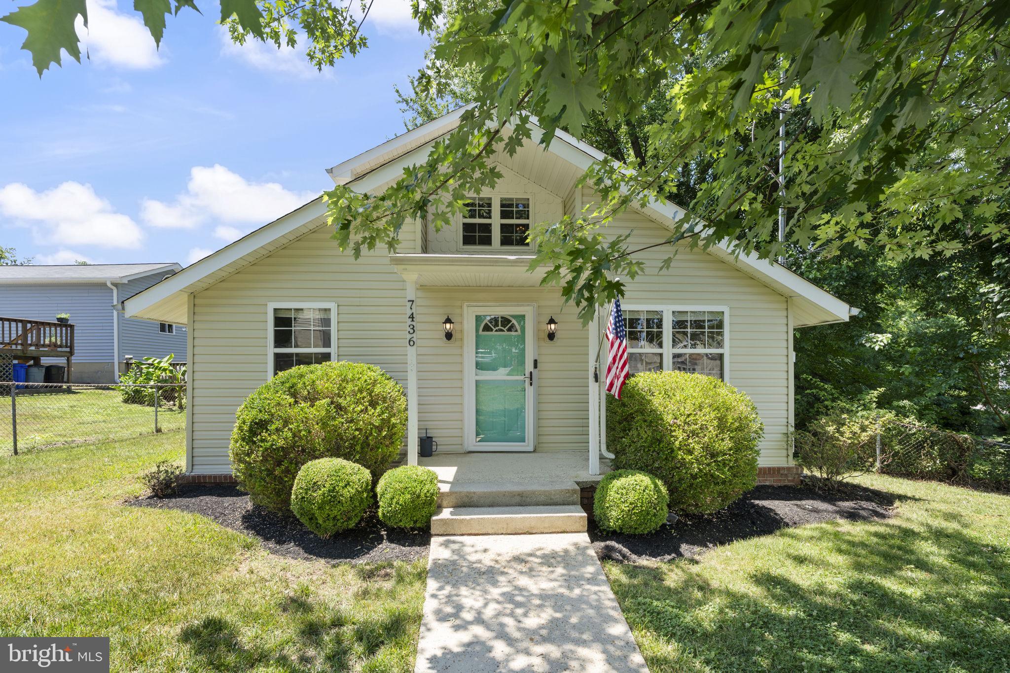This adorable beach cottage is well maintained and move in ready! The 3 bedroom, 2 full bath home features Luxury Vinyl Plank flooring thru the open living area. The kitchen features plenty of cabinets for all your kitchen storage needs, granite countertops, ceramic tile backsplash, stainless steel appliances and an open plan that makes it inclusive to your family and guests. The main level also features two bedrooms, one full bath and the laundry. Upstairs you will find a complete retreat with the third bedroom, an adjacent full bath and spacious walk-in closet. Step out the back door from the kitchen and find a low maintenance deck that is the perfect spot to place your grill for those summer cookouts. The fenced in backyard includes a shed for storage and a fire pit for cozy evening fireside moments. The parking pad has space for four vehicles. The town of Chesapeake Beach has so much to offer including a terrific boardwalk just steps from the house and Bayfront Park where locals hunt for sharks teeth and other treasures of the Chesapeake. Beach Elementary, a newly updated school, is just across the street from the house. Go for a hike on the forest and nature trail adjacent to Fishing Creek to see lots of local wildlife. Bike to your favorite restaurant for lunch or dinner, enjoy the relaxing lifestyle of this lovely, small coastal town!  ** Buyer to verify schools, room count, and square footage. Fireplace is sold as-is. The seller never used it.
