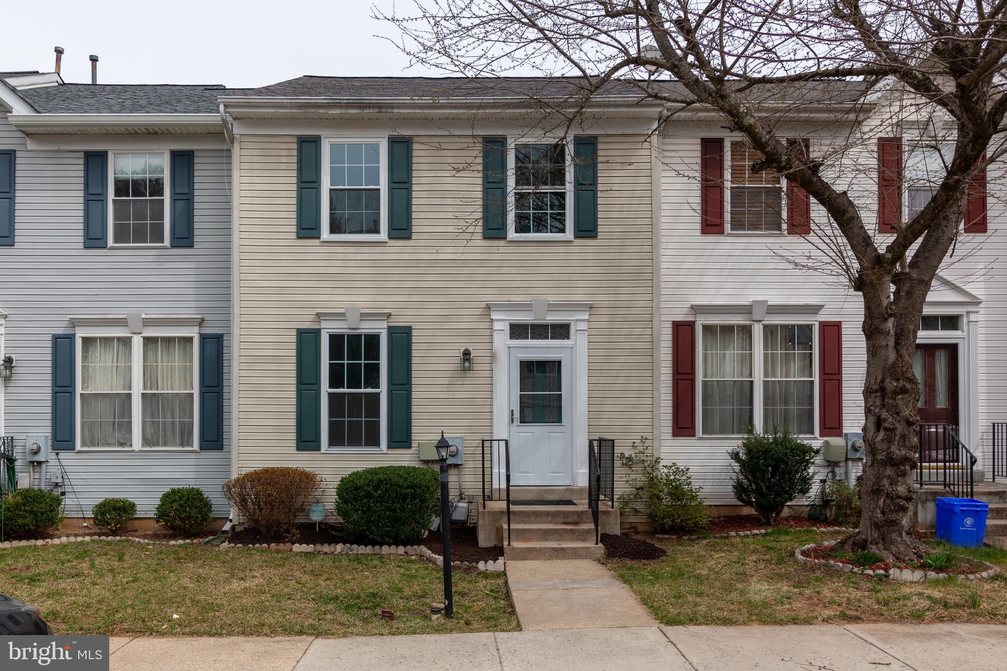 Beautiful three level townhouse which includes fully finished basement. The kitchen has quartz countertop,  beautiful matching backsplash and GE Appliances.  The following featured are newly installed.  Windows,  roof, laminated waterproof floors,  bathroom tiles and vanity.  Lights and fans. HVAC. Washer and dryer.   Walk-out to the back feature a  deck and patio.  The townhouse is close to 270,  shopping centers and many restaurants.