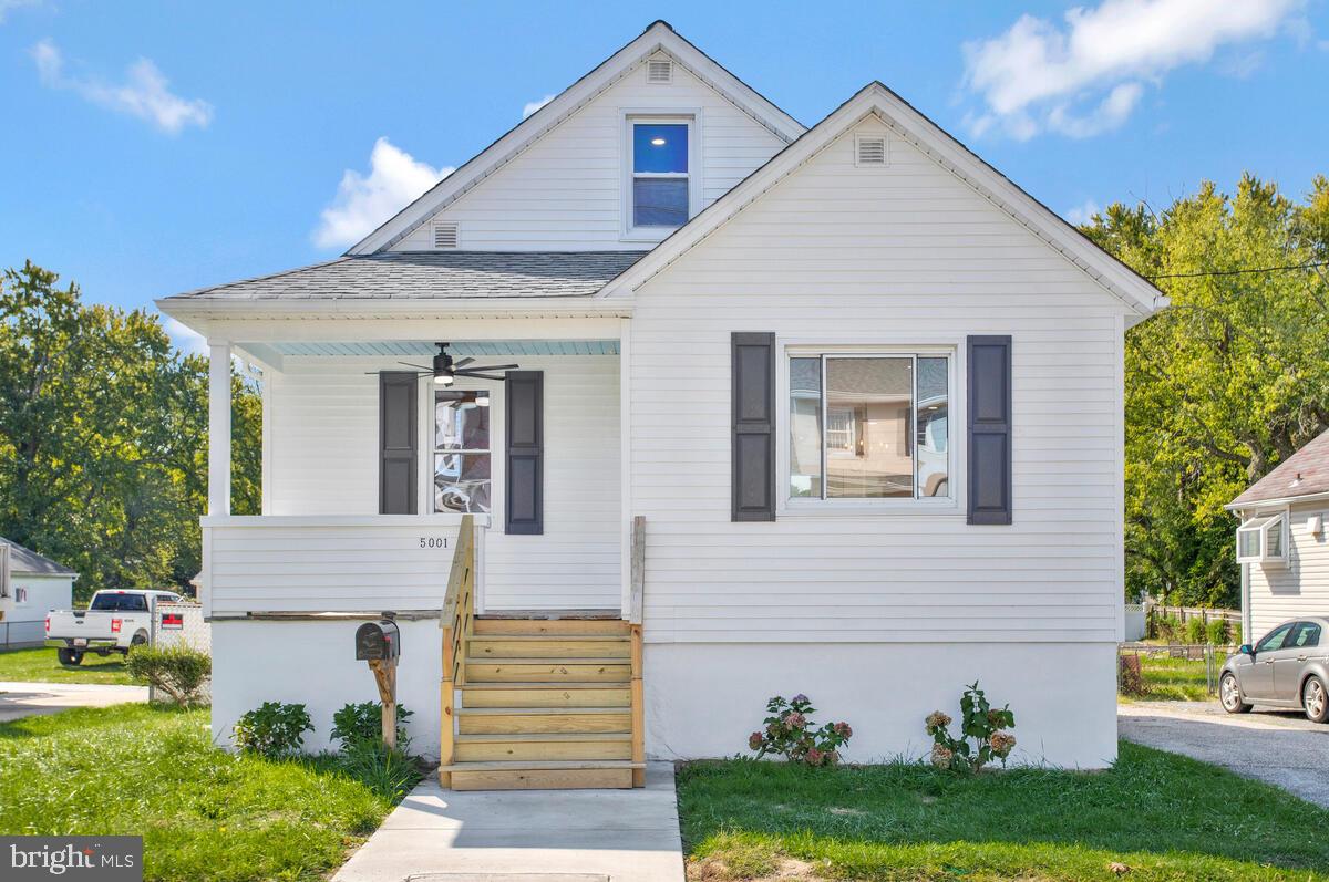 Another amazing renovation from Rebecca Homes LLC. This single-family detached home offers four bedrooms with two full and one half baths. The open concept main level includes two bedrooms and a beautifully redone full bath. The new kitchen includes stainless appliances, new quartz counter tops, new white cabinets, tiled backsplash and flooring. Upstairs you will find a wonderfully sized bedroom with gorgeous original wood flooring and plenty of natural light. The lower level is completely finished with the fourth bedroom and new full bath, a separate family room, laundry room, half bath, and utility room. This home has a covered front porch and a new deck off the kitchen. All this and an oversized one car garage with finished loft! Just too many amenities to list! Make your appointment today to see this beauty!