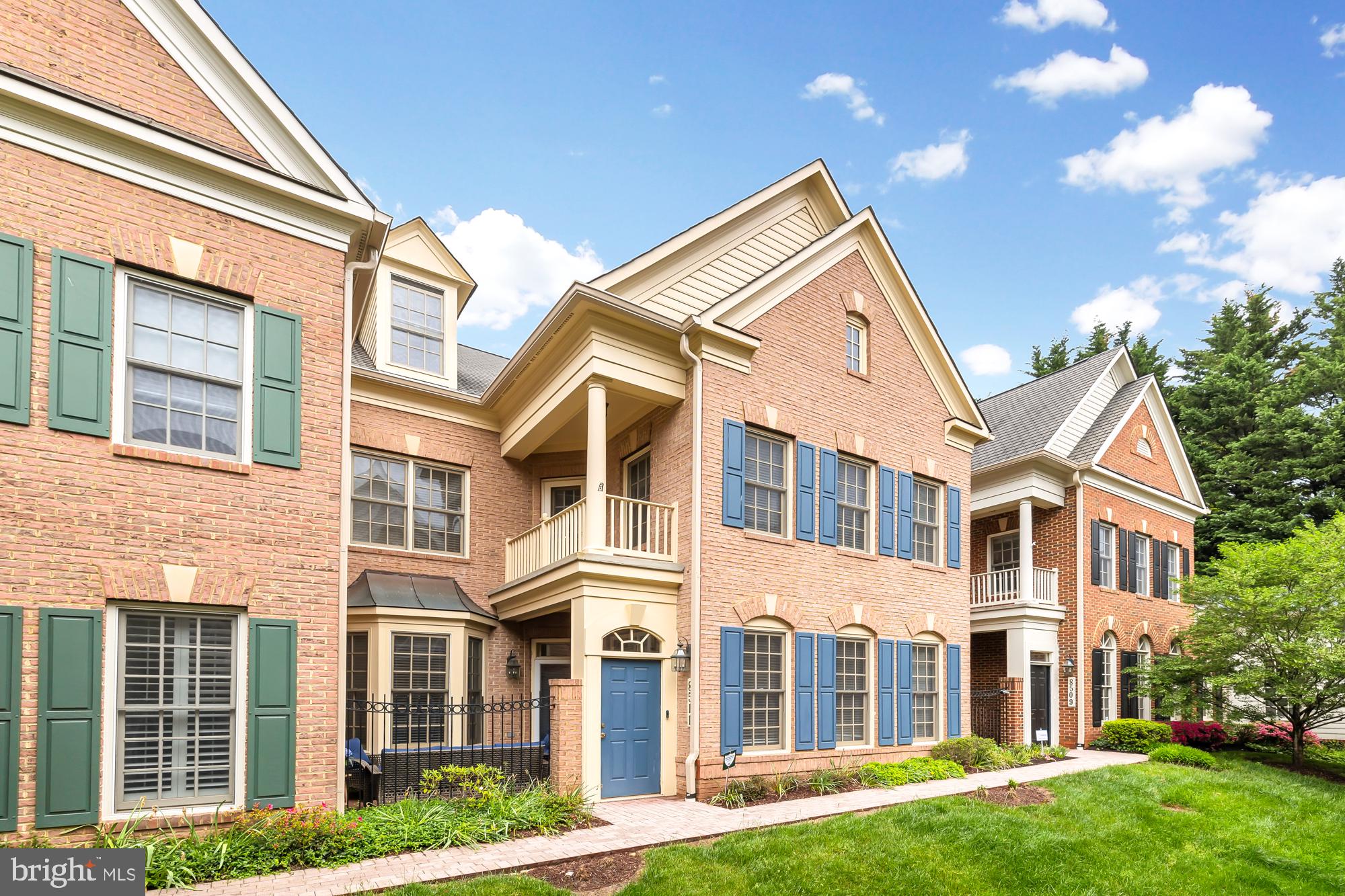 Nestled within the coveted Chevy Chase Lake neighborhood in a gated townhouse community, this expansive 4-bedroom, 4.5-bathroom townhouse spans three levels across more than 3,500 square feet with an additional 2-car attached garage. Upon entry, 10’ ceilings and new recessed lighting welcome you into an open concept living and dining room with an adjacent family room with wet bar and gas fireplace. A renovated kitchen sits beyond the dining room, with custom cabinetry, island, stainless steel appliance suite, wine fridge, and a wall of windows with French doors leading to a private, bricked terrace with gas hook-up for your grilling needs. A powder room is conveniently situated between the three main level entertaining spaces. The home is thoughtfully equipped with a storage space that may be converted into an elevator shaft, ensuring accessibility and a forward-looking architectural design. Upstairs, a primary suite features two massive walk-in closets with custom built-in storage and a fully renovated en suite spa bathroom with walk-in shower and separate water closet. The second and third bedrooms both offer ample closet space and en suite bathrooms. A laundry room and balcony complete this level. On the top floor, a 4th bedroom or flex space (home office, home gym, guest room) with a 4th full bathroom. Adjacent to this space, an additional finished den and storage space. Outside, front and rear terraces offer idyllic spots for lounging and al fresco entertaining and dining. This exceptional property, tucked within the Chevy Chase Mews Community, offers unparalleled sophistication in a sought-after locale. Easy access to the Purple Line, the Beltway and DC ensures convenience and nearby amenities, include Starbucks,  Amazon Fresh, Chevy Chase Library and more!