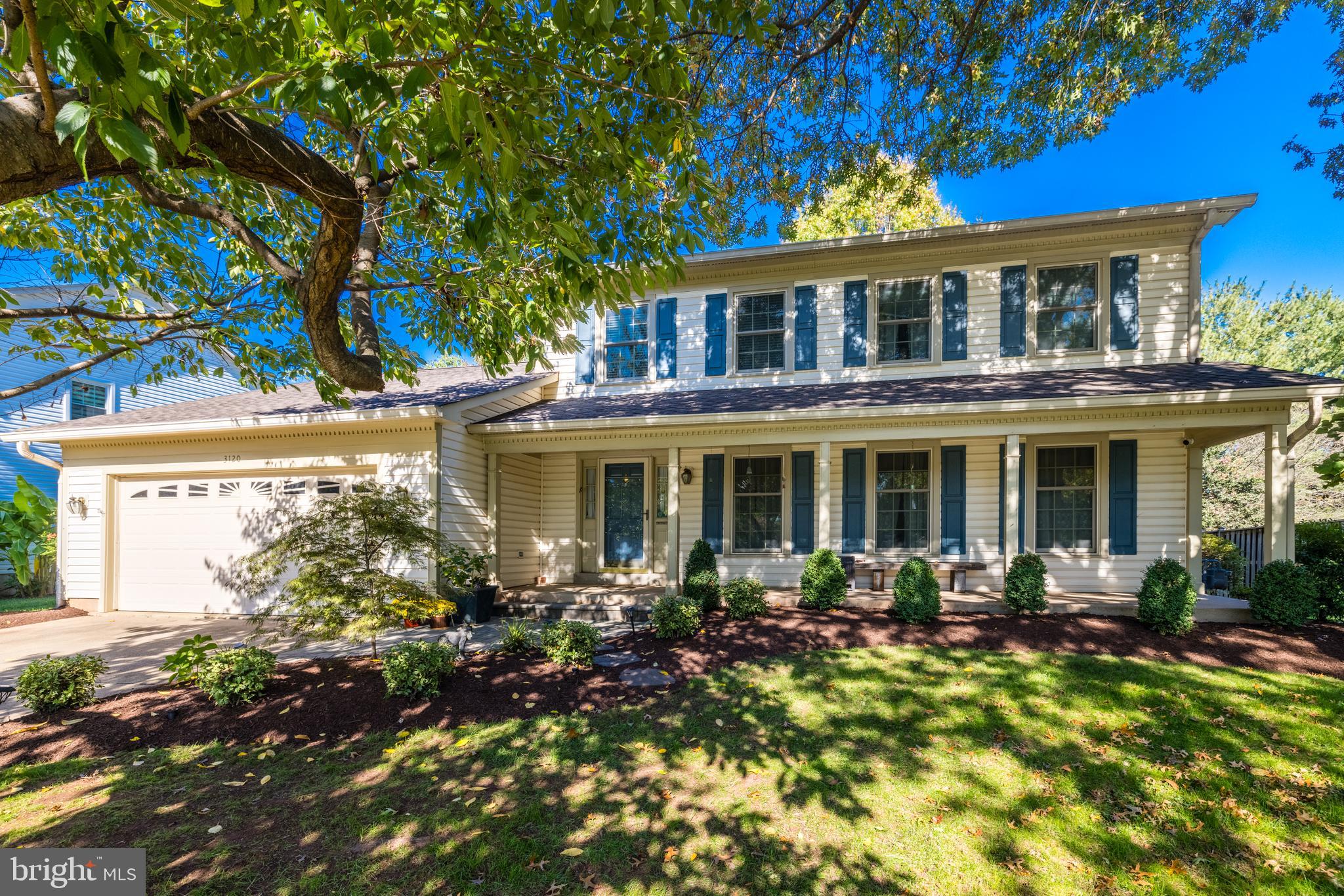 Welcome to an unbelievable value in the heart of Chantilly Highlands, an Oak Hill neighborhood cherished for its strong community feel, top-rated schools, extensive amenities and unbeatable location. This inviting and fully updated 4-bedroom, 2.5-bathroom, 2500+ sqft residence begins with a charming covered front porch perfect for welcoming guests and offering an inviting outdoor space.  Entering the home you are greeted by a formal living room with french doors to a versatile office space with built-in desks great for working from home or a great home work space.  The chef's kitchen featuring oak cabinets, granite countertops, stainless steel appliances, tile backsplash, island with seating, eat-in area with bay window and butler's pantry opens up to a spacious family room with cathedral ceilings and a gas fireplace, creating the perfect spot for relaxation and quality time. The dining room, ideal for family gatherings, flows effortlessly into a spacious four seasons sunroom ready for you to unwind and soak in the serene views. Ascend to the upper level, where the spacious primary bedroom awaits, bathed in natural light and featuring a walk-in closet alongside a luxurious renovated ensuite with a separate shower, soaking tub, and dual vanities with stylish finishes. Three additional bedrooms, each with ample closet space, share a beautifully renovated hall bathroom. The unfinished basement with rough-in for a third bathroom offers endless possibilities for a playroom, gym, guest suite or extra storage, allowing you to tailor the space to your needs. Outside, the flat, tree-lined, professionally landscaped yard features a spacious Trex deck, ideal for barbecues and outdoor fun.  Updates include: new kitchen appliances and HVAC, replaced windows (Anderson), siding and roof, irrigation system, french drain, paver walkway, upgraded attic insulation and much much more.  Residents of Chantilly Highlands enjoy a wealth of amenities including a pool with diving board and lap lanes, a competitive summer swim team, a park, tennis courts, and walking trails nearby. Easy access to Silver Line Metro, Dulles Toll Road, Route 28 and Fairfax County Parkway commuter routes and shopping and dining within walking distance.  You won't want to miss your opportunity to see this home!!