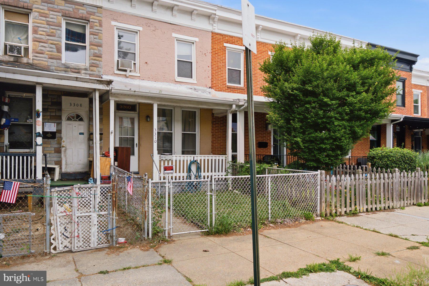 Rare opportunity in Hampden for an investor or homeowner looking to build equity.  Large 14'x137' lot with a wide alley for easy parking access.  This home is being sold strictly as is.
