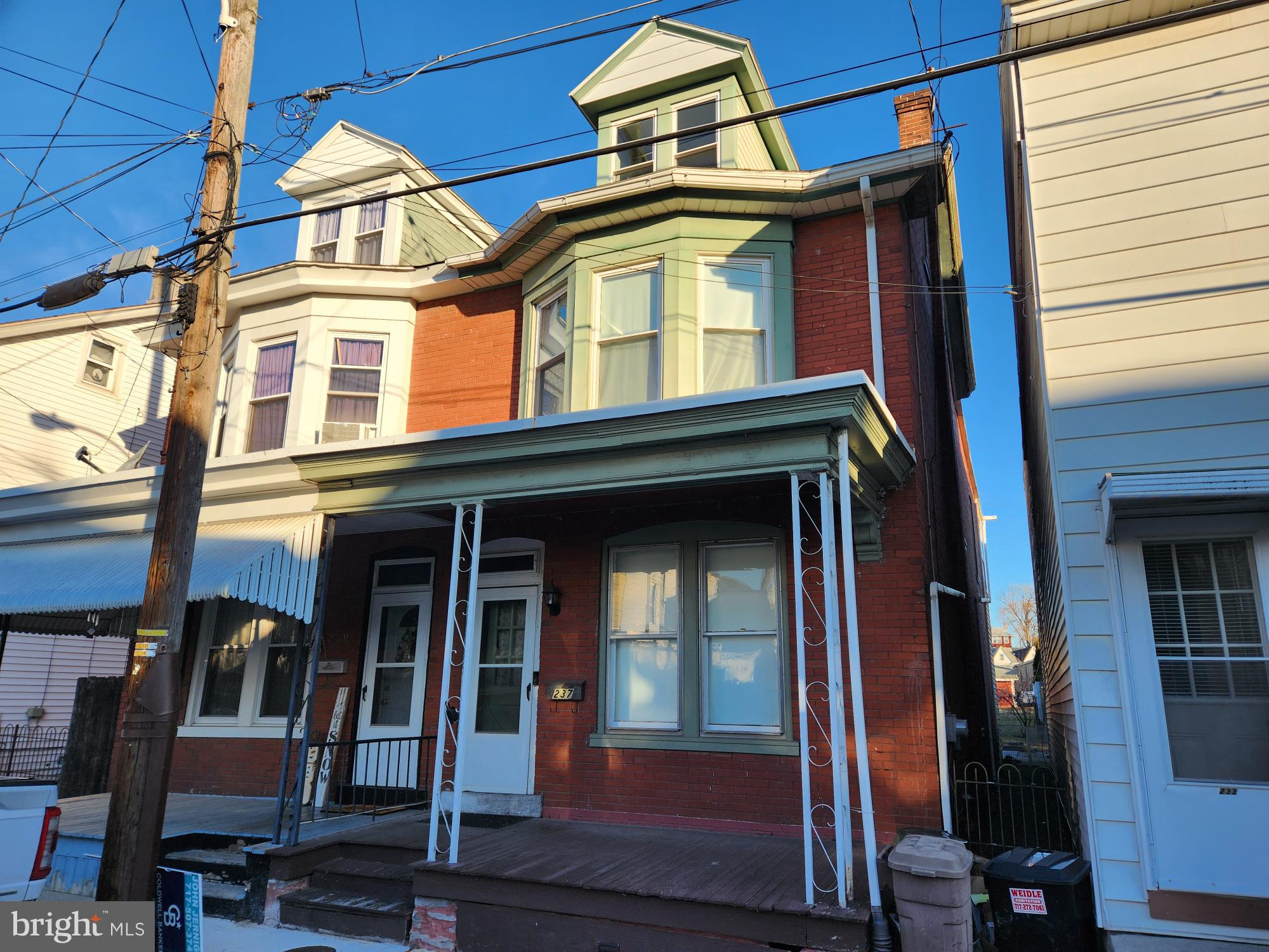 City home with off street parking and lots of space! Inside is a double living room, leading up to three bedrooms and a large bathroom. Second floor bedroom has a private sunroom for reading or relaxing. Basement has a newer furnace and 100 amp electrical panel. Schedule your showing today!