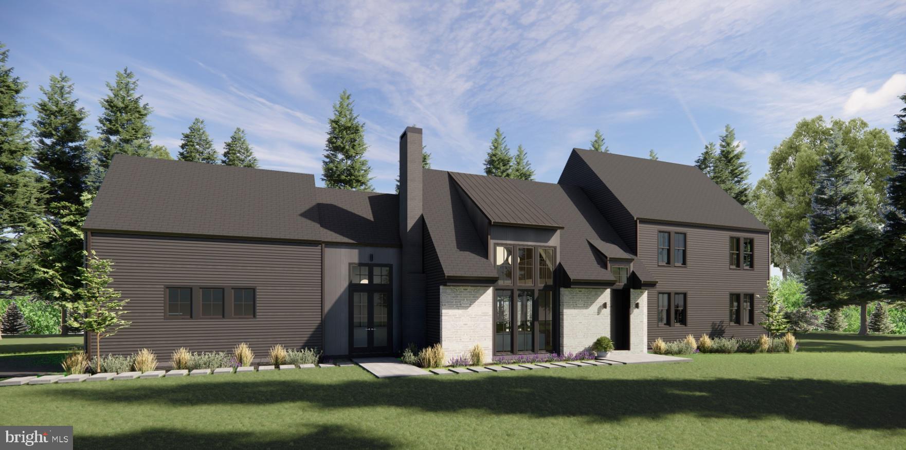 Discover the epitome of luxury living with this brand-new construction 5 bedroom, 5.5 bathroom home in the heart of Villanova, Radnor Township. Set on nearly an acre of level, picturesque land, this 4,200+ SqFt new home offers an incredible opportunity to personalize your dream residence. Designed for modern living, the thoughtful floor plan harmonizes elegant design with functionality. The home showcases exceptional craftsmanship and meticulous attention to detail, paired with premium finishes throughout. The heart of the home is the expansive custom kitchen with custom cabinetry, featuring a large island, breakfast area, and an open flow into a sunlit family room adorned with a coffered ceiling and fireplace. The family room opens to a deck or patio, perfect for seamless indoor-outdoor entertaining. A butler’s pantry leads to a sophisticated dining room with beautiful moldings, while a bright and private office space and a spacious mudroom complete the main floor. On the second level, retreat to the luxurious primary suite with a tray ceiling, custom walk-in closet,  spa-like soaking tub in the gorgeous bathroom, and a serene ambiance. The home also includes four additional generously sized bedrooms, each with its own en-suite bath, as well as a versatile loft space and a convenient second-floor laundry room. Optional main-level features include a sunroom, second office, additional powder room, or a first-floor primary suite with a full bath. For added flexibility, the third floor can be customized to include an additional bedroom suite or an office space. The full basement is pre-plumbed for a bathroom and offers two finishing options to suit your needs. Outside, the level lot provides ample space for a pool, while a two-car garage adds convenience. Nestled in a prestigious Villanova neighborhood within the award-winning Radnor School District, this home is just minutes from the R5 train line to Philadelphia, major highways, local dining, and shopping. Taxes and square footage are the responsibility of the buyer to have verified. Renderings are for marketing purposes only.