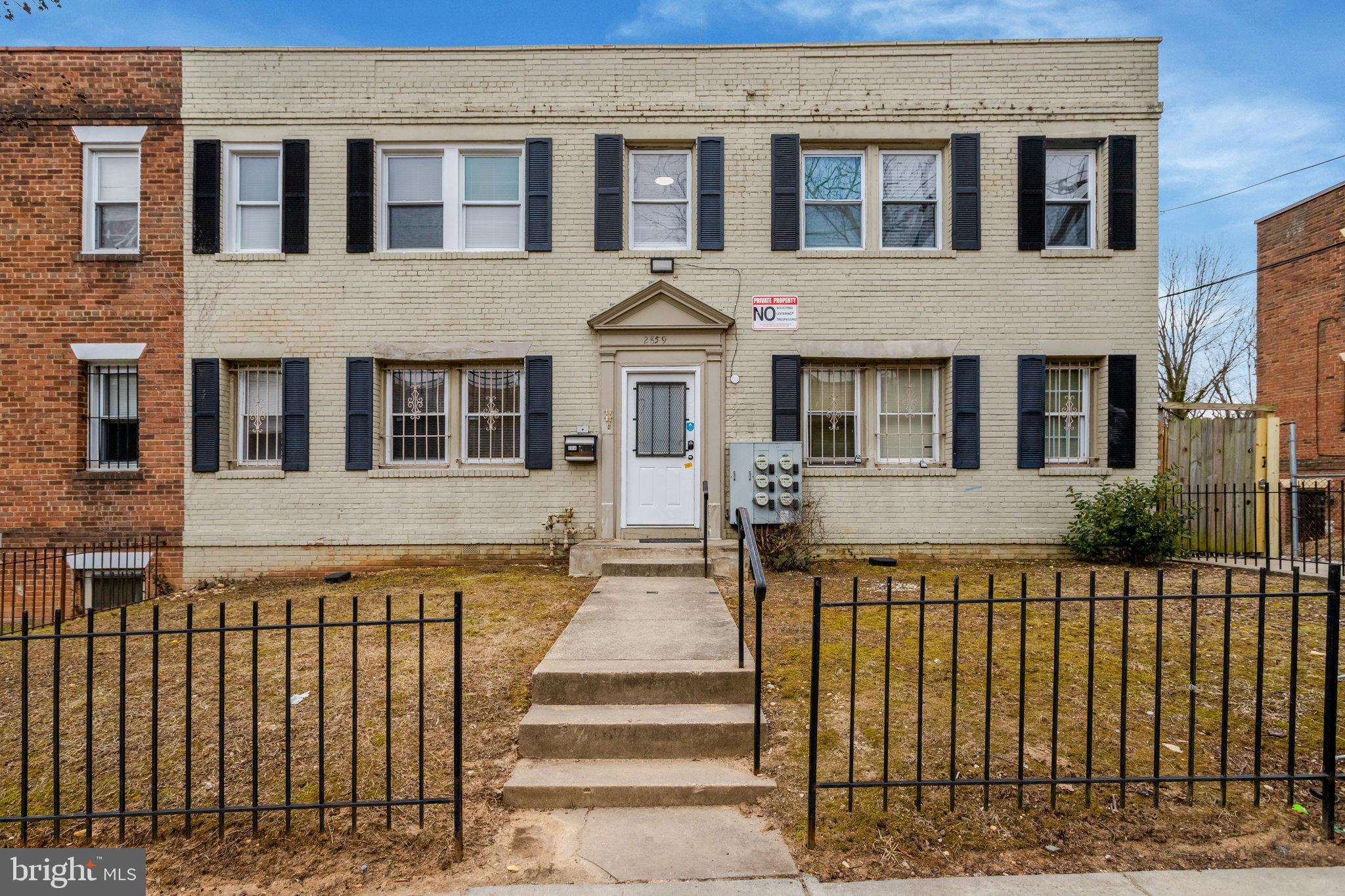 Turnkey 5-unit multifamily property located in the Hillcrest neighborhood of Southeast Washington, DC. 2859 Denver St SE consists of five 1-bedroom, 1-bath units, each fully renovated and delivered furnished.

All units feature updated kitchens and bathrooms, new flooring, in-unit washer/dryers, smart TVs, and dedicated workspaces. The property is currently operated as furnished rentals with a combination of platform-based bookings and direct leasing.

The building is currently occupied and generating rental income, with rents approximately $1,800 per unit per month. Electric is separately metered for each unit.

Located within a federally designated Opportunity Zone and HUBZone, which may offer potential tax benefits for qualified investors. Conveniently situated near Naylor Road Metro, Skyland Town Center, neighborhood retail, and major commuter routes.

All units are occupied. Showings are available by appointment only.