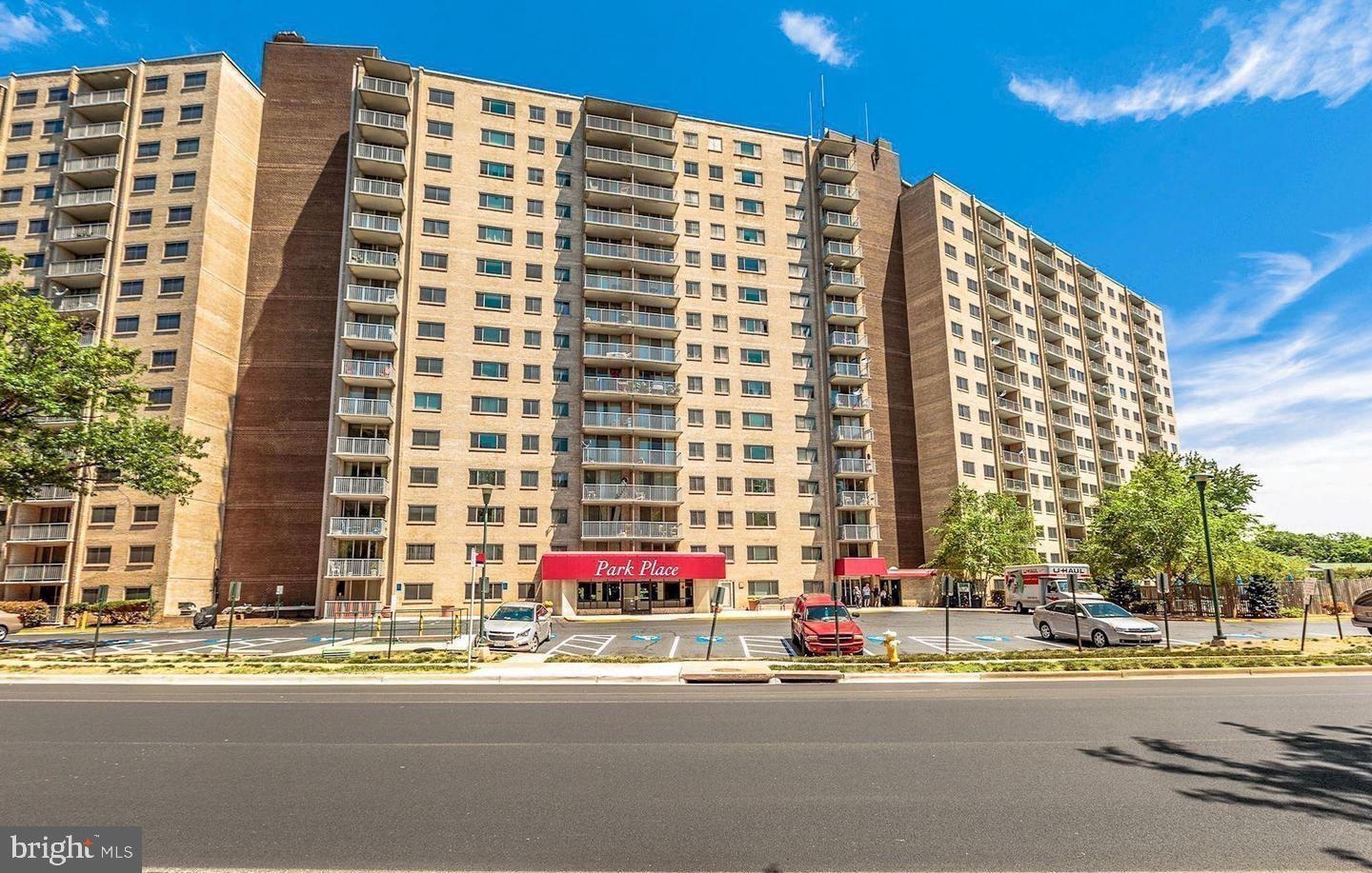Welcome to the luxury condos at Park Place. This updated residence located in one of Alexandria's most sought-after and vibrant communities. Freshly painted, updated baths with new vanities and gorgeous all new flooring. The neighborhood offers proximity to Shirlington, Bradlee Shopping Center, Amazon HQ2, Ronald Reagan Airport, Crystal City, and easy access to I-395 Pentagon & DC. The spacious interior features a large balcony, stainless steel appliances with chef's kitchen.  The well-managed building offers a recently renovated lobby with amazing amenities, a fitness center, community pool, meeting room/party room, front desk concierge, on-site property management, and public transportation: a bus stop directly in front of the building (bus routes 22F and 36B). All utilities are included with the condo fee.