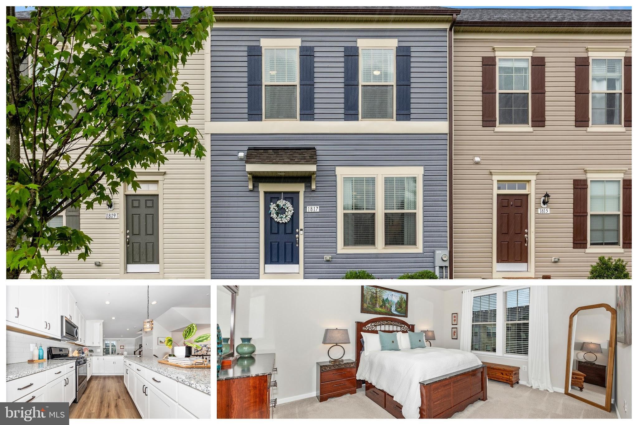 Beautiful, light-filled 4-year-young townhome offering 3 bedrooms and 2.5 baths in the desirable Tuscarora Creek neighborhood. This open-concept home features durable LVP flooring throughout the main level, a fully finished lower level offering additional flexible living space, and a spacious eat-in kitchen complete with a large island, perfect for entertaining and everyday living. The primary suite includes an ensuite bath. Two additional generously sized bedrooms are located down the hall along with a full bathroom and a convenient upper-level laundry room. Residents of Tuscarora Creek enjoy resort-style amenities, including a clubhouse, pool, scenic walking trails, and playgrounds. Ideally situated with convenient access to major commuter routes and just minutes from the vibrant shops, dining, and charm of downtown Frederick. Schedule your showing today!