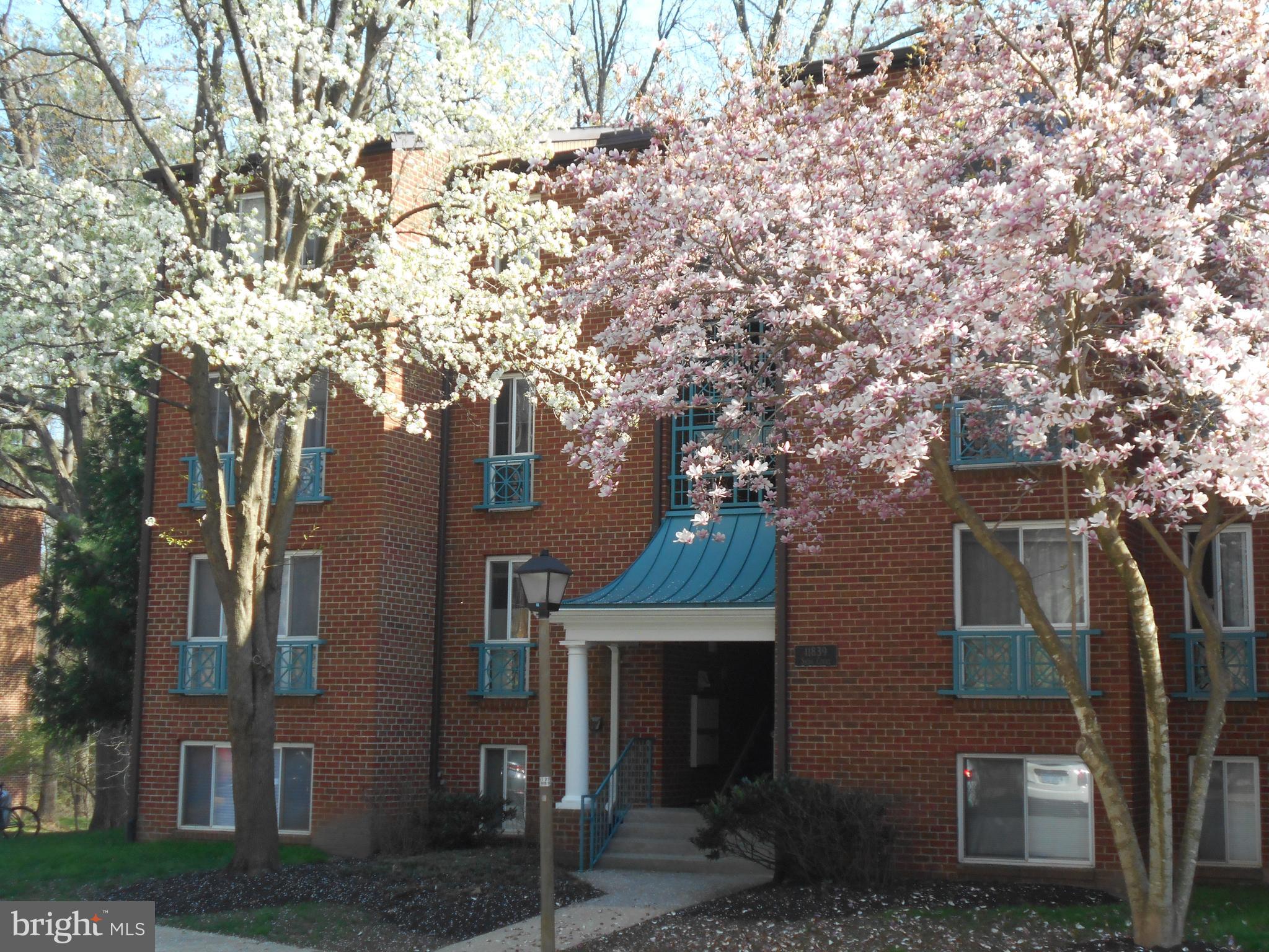 End unit with lots of windows in this perfect Reston Condo. Just steps from trails, grocers, and several restaurants as well as  the Reston Community Center.   One level living  with lots of natural lighting- the condo has 2 bedrooms and 1 full bath- located on the second level.  Vinyl plank flooring in the living areas with new carpet in the bedrooms, ceramic tile, an updated vanity and  shiplap wall in the bathroom. New paint and lighting throughout. Windows and slider door updated in 2019 approx.   Covered balcony with great views of trees and wildlife from the dining room and living room- you will love it.   Storage closet off balcony has a  workbench and offers more storage.  There is a large coat closet in foyer, a walk in closet in the primary bedroom and a double wide closet in the 2nd bedroom.  Parking permits for 2 included and 2 guest parking permits too.  Choice of Verizon or Comcast internet.  Steps to paved paths/ walking trails. Condo fee includes sewer, water, trash, hot water heater maintenance.  Electricity monthly averages $75 approximately.  HVAC unit recently serviced and inspected.  Turn Key and move in ready.   

Reston Association maintains over 55 miles of trails, 15 pools, and 54 tennis and pickleball courts. (including 4 dedicated outdoor courts)  There are 4 lakes, 3 ponds, and over 20 miles of streams in Reston. 
Minutes to Dulles Airport and the Reston Metro. Bus stops in front of Shire Ct to ride to Wiehle Reston Metro station. Close to  Wegmans grocers, Dulles Toll Road and Fairfax County Pkwy. 

The Reston Community Center is steps away and offers an indoor pool, with aquatics, fitness classes, and live music. Discounted rates for Reston Residents. *** SEE The Reston Assoc amenities booklet in the docs section of the listing  or text to request a copy.