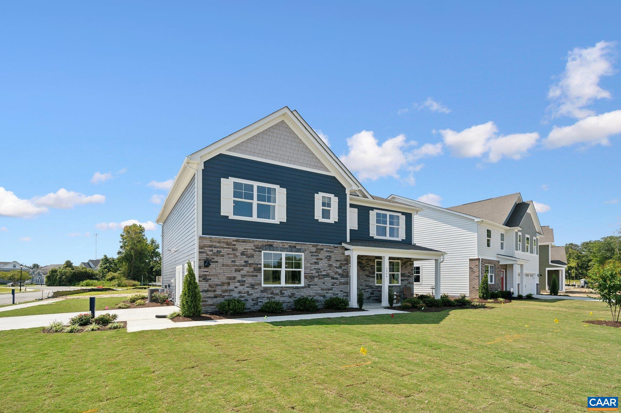 Welcome to the 2,511 sq ft Hayden model - a stunning new home on a spacious 1.5 acre homesite in the heart of Keswick, VA. This thoughtfully designed floor plan offers an open-concept main level with a spacious living room, dining area, modern kitchen with walk-in pantry, a full bedroom and bath, plus a versatile flex room perfect for a home office or playroom. Upstairs, you'll find a second living space, a luxurious primary suite with two large walk-in closets and a spa-like bath, three additional bedrooms, a full bath, and convenient upstairs laundry. Nestled just minutes from Charlottesville, Green Spring Estates blends modern comfort with timeless Virginia charm, surrounded by scenic countryside, wineries, mountain views, and historic attractions - everything you need to live, work, and play in peaceful luxury.,Granite Counter