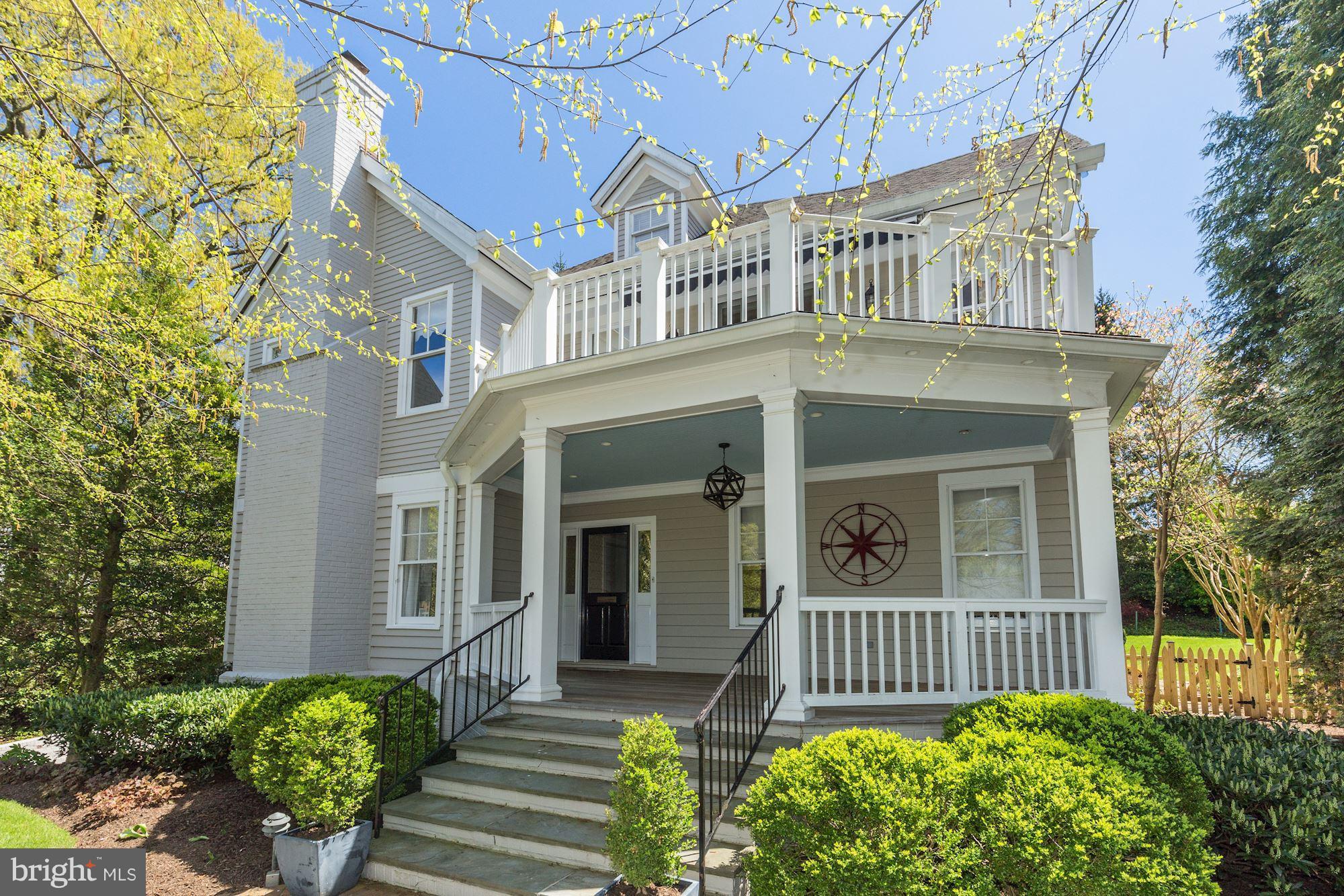 Unique opportunity to own this luxury residence situation on a private cul-de-sac! The elegant and gracious, custom built 5BR/5FB/2HB Chevy Chase residence prominently set in a coveted CUL-DE-SAC perched atop beautiful, lush landscaping.  Generously sized rooms, formal entry hall and grand proportions. Gourmet kitchen with granite, stainless steel appliances, and breakfast room. Amazing outdoor space! Gorgeous Master Suite with two owner's baths and walk-in closets. Huge top level with vaulted ceiling makes a great game room, family room or guest suite. Over-sized 2-car garage.