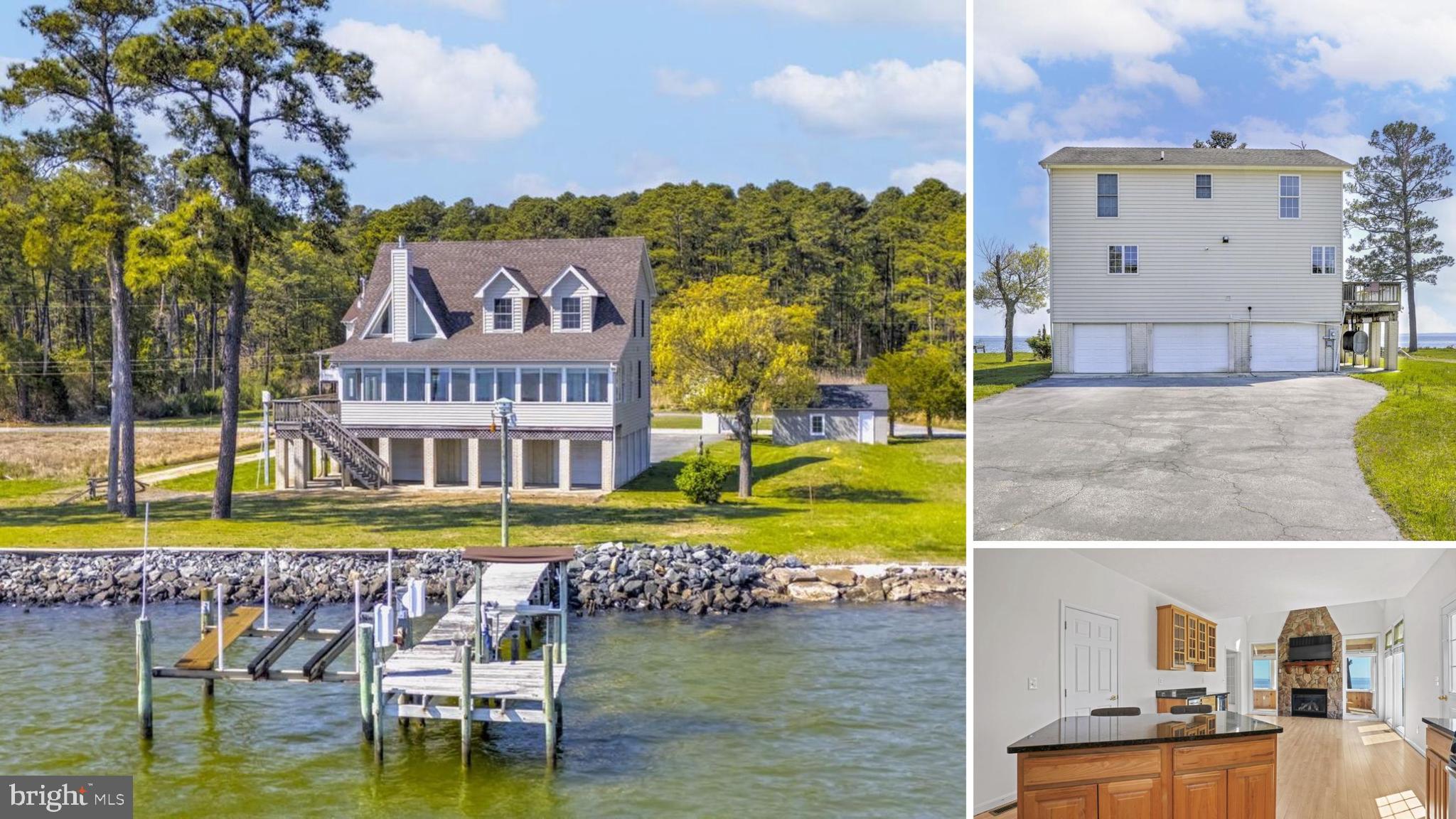 Experience waterfront living at its best with this beautifully maintained 2-bedroom, 2.5-bath home with a loft, perfectly positioned along the Potomac River just minutes from historic Leonardtown. Whether you’re looking for a full-time residence or a relaxing getaway, this property delivers the ideal blend of comfort, functionality, and breathtaking views.  Designed for those who truly enjoy life on the water, the home features a private pier equipped with a boat lift and fish cleaning station—perfect for boating, fishing, crabbing, or simply enjoying peaceful days on the river.  Inside, you’re welcomed by a bright and open layout filled with natural light. The spacious sunroom showcases sweeping water views and creates the perfect space to unwind, entertain, or take in unforgettable sunsets year-round. The open-concept living, kitchen, and dining areas flow seamlessly, making everyday living and hosting effortless.  The versatile loft offers additional space that can easily serve as a guest area, home office, or cozy retreat. Two well-sized bedrooms provide comfort and privacy, while the 2.5 bathrooms add convenience for both everyday living and visitors.  An oversized 3-car garage ensures plenty of room for vehicles, storage, and all your water and outdoor gear.  Located in a peaceful waterfront setting yet just a short drive to Leonardtown’s shops, restaurants, and local attractions, this home offers the best of both worlds—privacy and accessibility.  Enjoy quiet mornings by the water, days spent out on the river, and evenings watching the sun set over the Potomac. This is your opportunity to own a true slice of waterfront living in Southern Maryland.