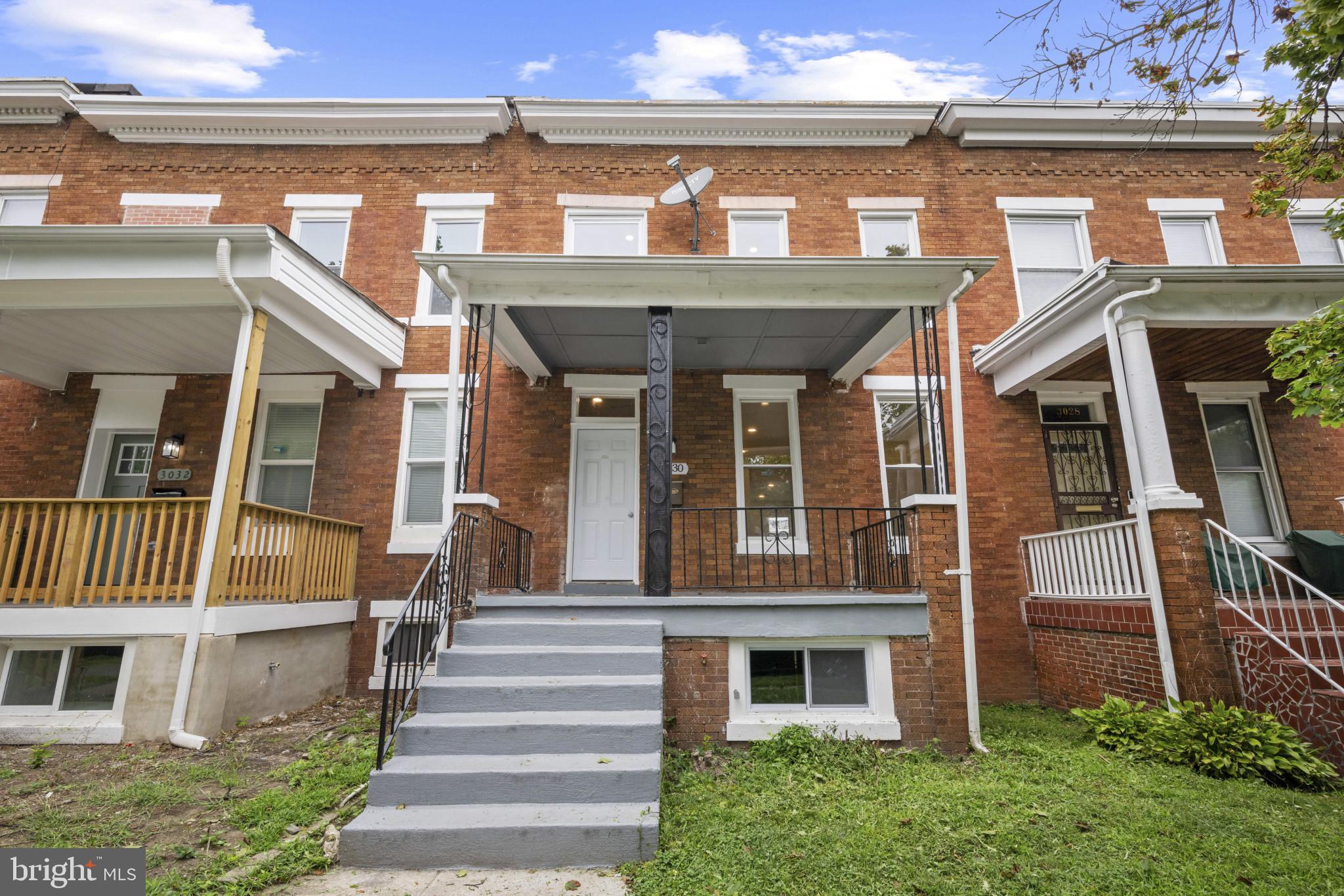 DON'T MISS OUT!! This charming 4 bedroom and 1.5 bath brick townhome boasts new updates from top to bottom: Brand NEW Central HVAC,  New  windows,  new drywall,  new flooring,  new cabinets and counters, new interior doors, fresh paint, and brand new electrical (including outlets and switches)- come take a look! The main level welcomes you with an open flow between the living room, half bath, and the kitchen/dining area — ideal for everyday living and casual entertaining. Upstairs, find four sun-filled bedrooms and a full bath with shower/tub. Additionally the fully  finished lower level offers a  bonus room, and utility area with extra storage potential. Outside, the fenced rear yard is the perfect spot to grill out with family and friends. Don't miss you opportunity!