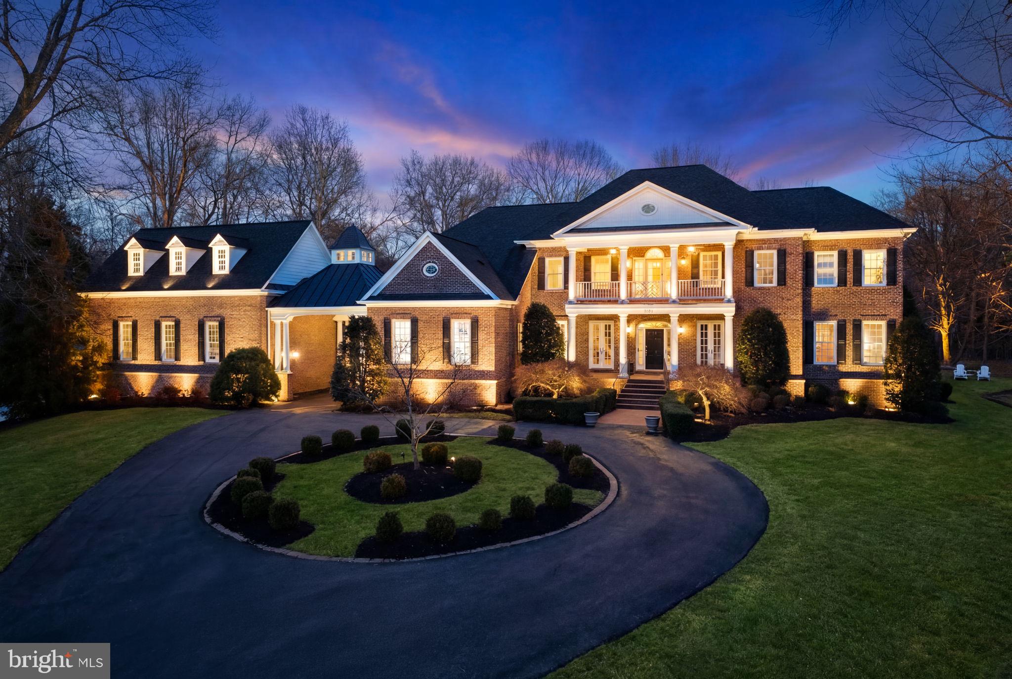 FIRST TIME ON MARKET!!  An extraordinary opportunity to own one of Piedmont Riding Club’s most iconic estates — The Jeffersonian Mansion. This 6-bedroom, 8-bath, 10,000+ sq. ft. custom residence is perfectly situated  on 10 pristine acres within the exclusive, 24/7 gated Piedmont Riding Club, one of Northern Virginia’s best-kept secrets and values.

Defined by understated elegance and exceptional craftsmanship, the home showcases 19th-century tumbled brick, Hinkley crystal lighting, 21-foot ceilings, stately columns, and refined crown and dental molding throughout.

Multi-generational living at its Finest, the estate features two expansive primary suites plus newly renovated guest quarters (2026) above the 3-car garage with full bath and separate entrance. The open-concept main level includes a dramatic two-story great room with coffered ceilings and a stone wood-burning fireplace, flowing seamlessly into the gourmet chef’s kitchen with custom cabinetry, stainless-steel appliances, oversized island, and a massive walk-in pantry. A spacious laundry suite with folding island makes daily living effortless.

Entertain effortlessly in the embassy-sized formal dining room, access the parlor with second fireplace and light filled sunroom through 3 dramatic archways to a covered outdoor porch with wood-burning fireplace and outdoor kitchen, all overlooking a level backyard framed by flowering dogwoods. An arborist-curated trail system highlights the property’s diverse tree species.

The main-level primary suite with tray ceiling offers a sitting area, luxurious spa bath with dual vanities, frameless dual-head shower, jetted tub, and stunning custom closet. A distinguished library with hand- stained mahogany judge’s panels, built-ins, and coffered ceiling is ideal for the executive working from home.

The upper level includes a second primary suite, princess suite, and two additional bedrooms with a shared buddy bath. The luxury lower level is an entertainer’s dream, featuring a theater room with 120" screen and 7.1 surround sound (conveys), a Ritz-Inspired mahogany wet bar w/ Built-In TVs, wine tasting and storage room (350-bottle capacity), billiards area, rec room with fourth fireplace, professional music/podcast recording studio, gym/hobby room, sixth full bath, and abundant storage.

This meticulously maintained estate offers peace of mind with major updates including roof (2025), new gutters with leaf guards (2025), mahogany hardwood floors throughout main level (2026), 24-zone irrigation, extensive exterior lighting, 2,500-gallon propane tank, alternative septic with maintenance contract, four HVAC systems, and two water heaters.

Enjoy full access to Piedmont amenities: three pools (one indoor), 18-hole golf course, fitness center, tennis/pickleball, and restaurant/bar. BHS school pyramid.  A rare opportunity to own one of Piedmont Riding Club’s most prominent and distinguished properties.