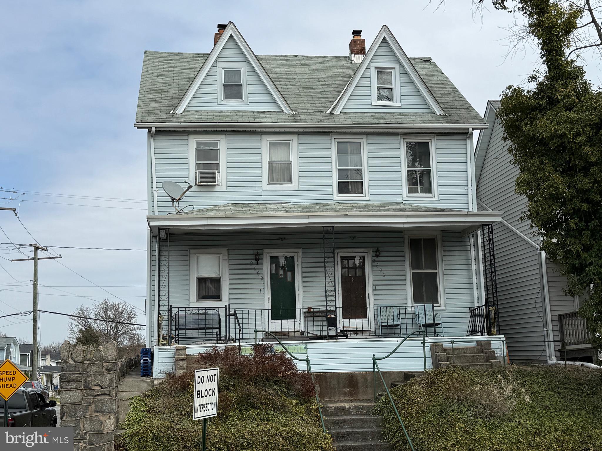 MINIMUM OF 5k DEPOSIT REQUIRED NO EXCEPTIONS. INVESTOR ALERT!!!!!! This home needs a total rehab. It has 2 complete and separate units, deeded together, with access to each unit from the attic and basement.  Great location – close to desirable Mayfield/Lauraville neighborhoods, minutes from 95 and downtown Baltimore, and steps away from Herring Run and Clifton Parks. Daytime showings only. This is a POA sale, very little information. Buyer to verify ANY AND ALL INFO regarding the property. Absolutely no repairs.