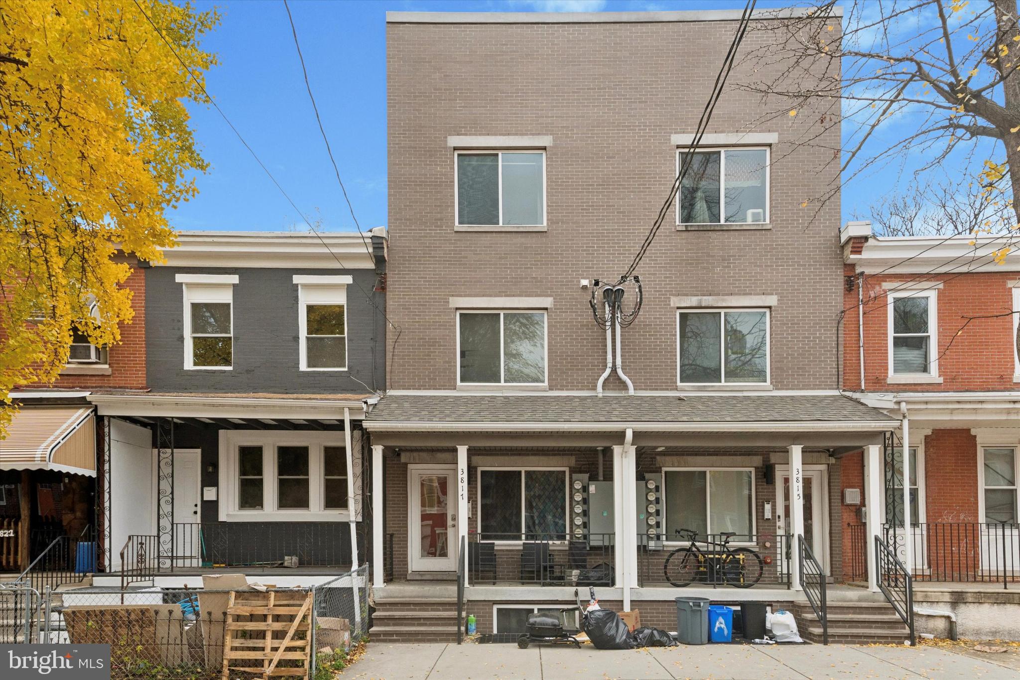 WELCOME TO 3817 WALLACE STREET — A MODERN, INCOME-PRODUCING, 3-YEAR-OLD NEW CONSTRUCTION QUADRUPLEX LOCATED IN THE HIGHLY DESIRABLE UNIVERSITY CITY AREA. THIS TURNKEY MULTI-FAMILY PROPERTY OFFERS EXCELLENT STABILITY WITH TWO UNITS ALREADY RENTED AND STRONG IMMEDIATE CASH FLOW. UNIT #2 IS CURRENTLY RENTED FOR $1,700/MONTH, AND UNIT #4 IS RENTED FOR $2,100/MONTH. UNITS #1 AND #3 ARE CURRENTLY IN THE PROCESS OF BEING LEASED, PROVIDING ADDITIONAL UPSIDE POTENTIAL FOR THE NEW OWNER.
THE BUILDING FEATURES A WELL-DESIGNED UNIT MIX: UNITS #1 AND #2 OFFER 2 BEDROOMS AND 2 FULL BATHROOMS EACH, WHILE UNITS #3 AND #4 FEATURE 3 BEDROOMS AND 2 FULL BATHROOMS EACH. UNIT #4 ALSO INCLUDES PRIVATE ROOFTOP ACCESS — A HIGHLY DESIRABLE AMENITY THAT CAN COMMAND PREMIUM RENTAL INCOME.
DESIGNED WITH CONTEMPORARY FINISHES, OPEN-CONCEPT LAYOUTS, AND ENERGY-EFFICIENT SYSTEMS, THIS PROPERTY OFFERS LOW-MAINTENANCE OWNERSHIP AND LONG-TERM DURABILITY. ITS PRIME LOCATION, JUST MINUTES FROM UPENN, DREXEL UNIVERSITY, PENN PRESBYTERIAN HOSPITAL, PUBLIC TRANSPORTATION, AND MAJOR EMPLOYMENT CENTERS, ENSURES STRONG YEAR-ROUND RENTAL DEMAND.
INVESTORS WILL ALSO APPRECIATE THE APPROXIMATELY 5 YEARS REMAINING ON THE 10-YEAR TAX ABATEMENT, SIGNIFICANTLY ENHANCING CASH FLOW AND OVERALL RETURNS. LOCATED IN A RAPIDLY GROWING AND APPRECIATING SECTION OF UNIVERSITY CITY, 3817 WALLACE STREET PRESENTS A RARE OPPORTUNITY TO OWN A HIGH-YIELD, FUTURE-PROOF INVESTMENT PROPERTY.