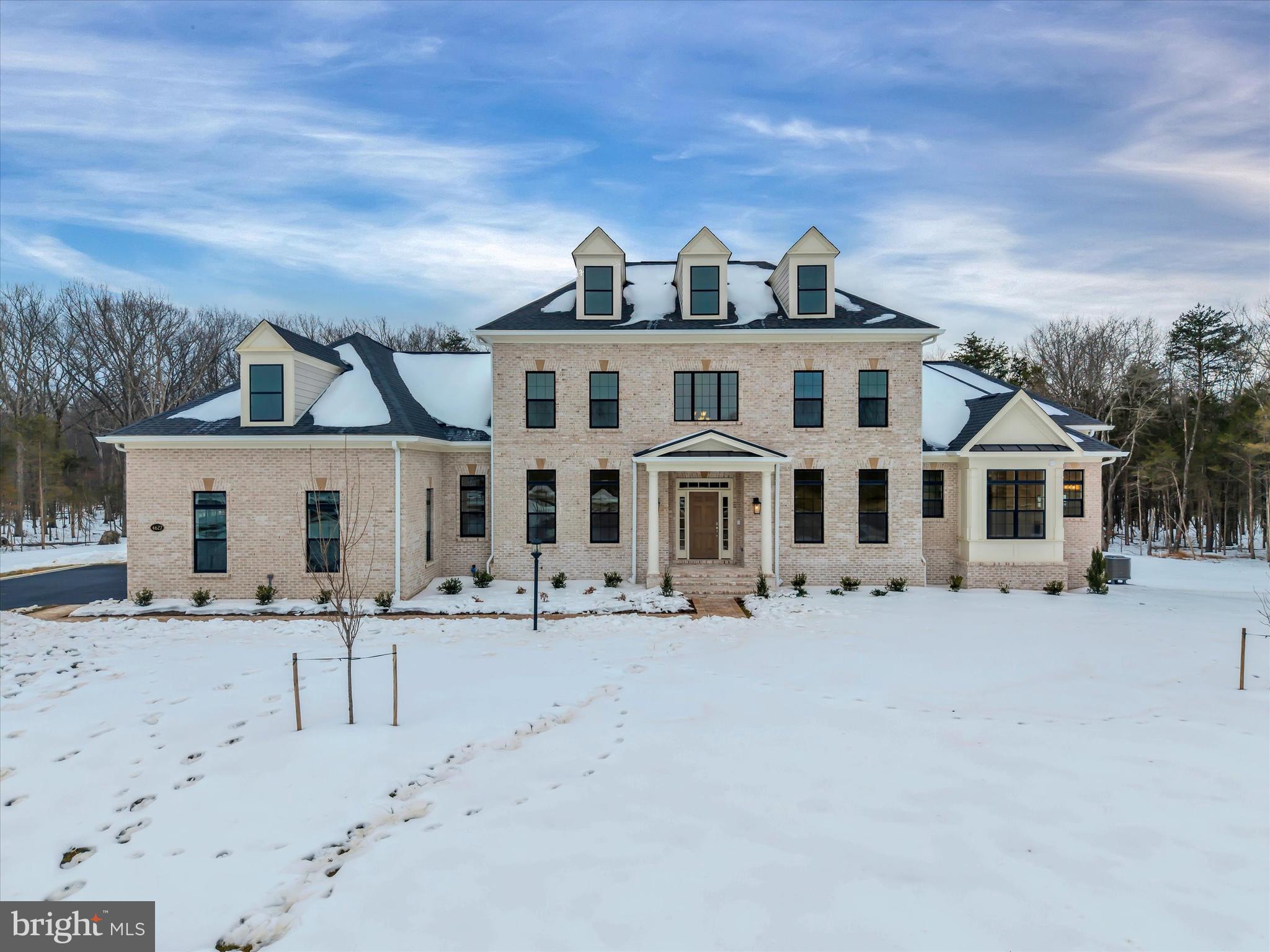 "Huge $100K Price Drop! Motivated Seller Ready to Make a Deal! Don't Miss This Rare Opportunity to Own This Gorgeous Home at an Unbeatable Price!"
Exquisite brand-new estate home in prestigious Fairfax Manor Estates, offering an extraordinary blend of luxury, scale, and privacy on 5.2 acres. Built in 2025 and never lived in, this 7,946-square-foot masterpiece showcases exceptional craftsmanship, refined finishes, and abundant natural light throughout.

Designed for both grand entertaining and comfortable everyday living, this remarkable residence features 6 spacious bedrooms, 5 full baths, and 1 half bath. The highly sought-after main-level primary suite offers convenience and privacy, complemented by custom closet systems throughout the main level.

The updated gourmet kitchen is a true showpiece—featuring a large statement island, luxury appliances, premium finishes, and seamless flow into expansive living and dining spaces. Oversized windows flood the interior with natural light, enhancing the open, airy ambiance across all levels.

A first-floor laundry room adds everyday ease, with an additional laundry option available on the upper level for added flexibility. The 234-square-foot screened porch extends the living space outdoors—perfect for relaxing or entertaining while enjoying the peaceful 5.2-acre setting.

The lower level offers a total of 3,641 square feet, including 2,512 finished square feet designed for entertainment and recreation. Highlights include a full bar and an expansive  recreation room—ideal for hosting gatherings. Basement includes a home theater space, fitness space, or private retreat.

A spacious 3-car garage completes this exceptional offering. Rarely does a newly constructed estate of this caliber become available in Chantilly—offering privacy, sophistication, and convenience just minutes from shopping, dining, and major commuter routes.
