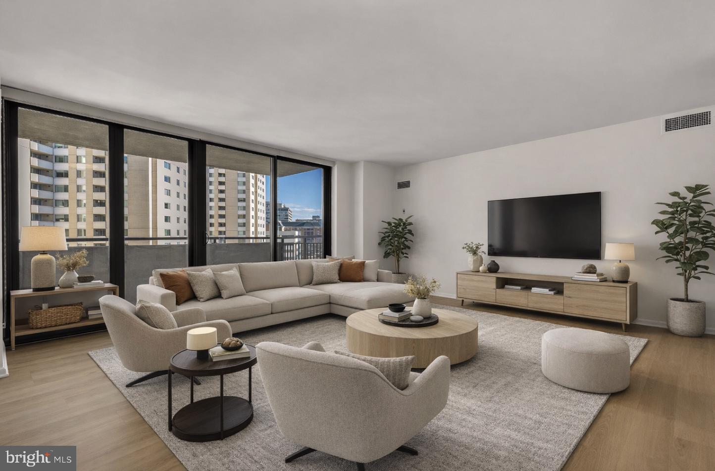This light-filled 1-bedroom residence offers a thoughtfully designed layout with excellent flow and functionality, featuring updated LVP flooring and fresh paint throughout. The spacious living room opens directly to a private balcony with city views, creating an ideal setting for everyday living and entertaining. The updated kitchen is efficiently laid out and conveniently located just off the living space.

The generously sized bedroom includes a walk-in closet, while the updated full bath is accessible from the hall for both guests and daily use. An entry foyer provides a welcoming arrival and added separation between living and sleeping areas.

The building features a renovated, sleek modern lobby and offers an impressive suite of amenities, including a 24-hour concierge, fitness center, sauna, outdoor pool, party room, and on-site management. The unit conveys with one large garage parking space and a private storage closet, and condo fees include utilities.

Ideally located near shopping, dining, and everyday essentials, with easy access to major commuter routes and Metro (Red Line), this home offers comfortable, low-maintenance living in a well-amenitized building and a highly convenient location.