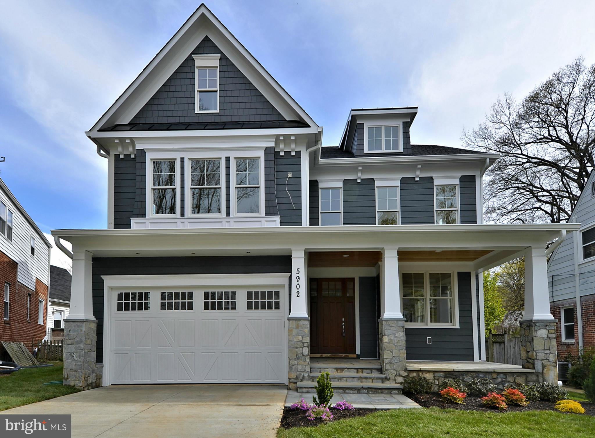 JUST REDUCED!! Completed, amazing Arts & Crafts Colonial built by Welty Inc offers 5BR, 4.5BA, chef's kitch, butler's pantry w/bev cooler, fam rm w/fp & built-ins, 1st flr lib, 1st flr mud rm w/built-ins, 2-car garage, owner's suite w/dual WICS & sep spa BA, hw/study rm, fnshd lwr lev incl 5th BR, FB, rec rm w/game area, excrse/media rm & lots of storage space, flgstn rear patio to huge backyard.