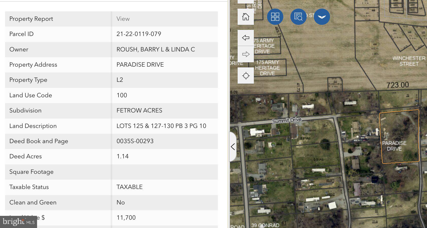 Rare opportunity to build your dream home on 1.14 acres in desirable South Middleton Township! This spacious Paradise Drive parcel offers the perfect combination of privacy, flexibility, and convenience while still being just minutes from everything Carlisle has to offer. Even better, this property is being offered alongside four additional lots available for purchase, creating a unique opportunity for builders, investors, or buyers looking to secure multiple parcels for future plans.

Enjoy the peaceful setting and beautiful Cumberland Valley surroundings while remaining close to downtown Carlisle's locally owned shops, restaurants, parks, Dickinson College, and year-round community events. Outdoor enthusiasts will appreciate the nearby recreational opportunities, walking trails, and scenic views, all while maintaining easy access to major commuter routes.

With over an acre of land, this parcel provides additional room to create the custom home you've been envisioning with plenty of space for outdoor living, landscaping, and enjoying the natural surroundings. Whether you're looking to build your forever home, invest in multiple parcels, or take advantage of a rare land offering in a highly desirable location, this property offers endless possibilities. Bring your vision to life on Paradise Drive and make this exceptional property your own.
