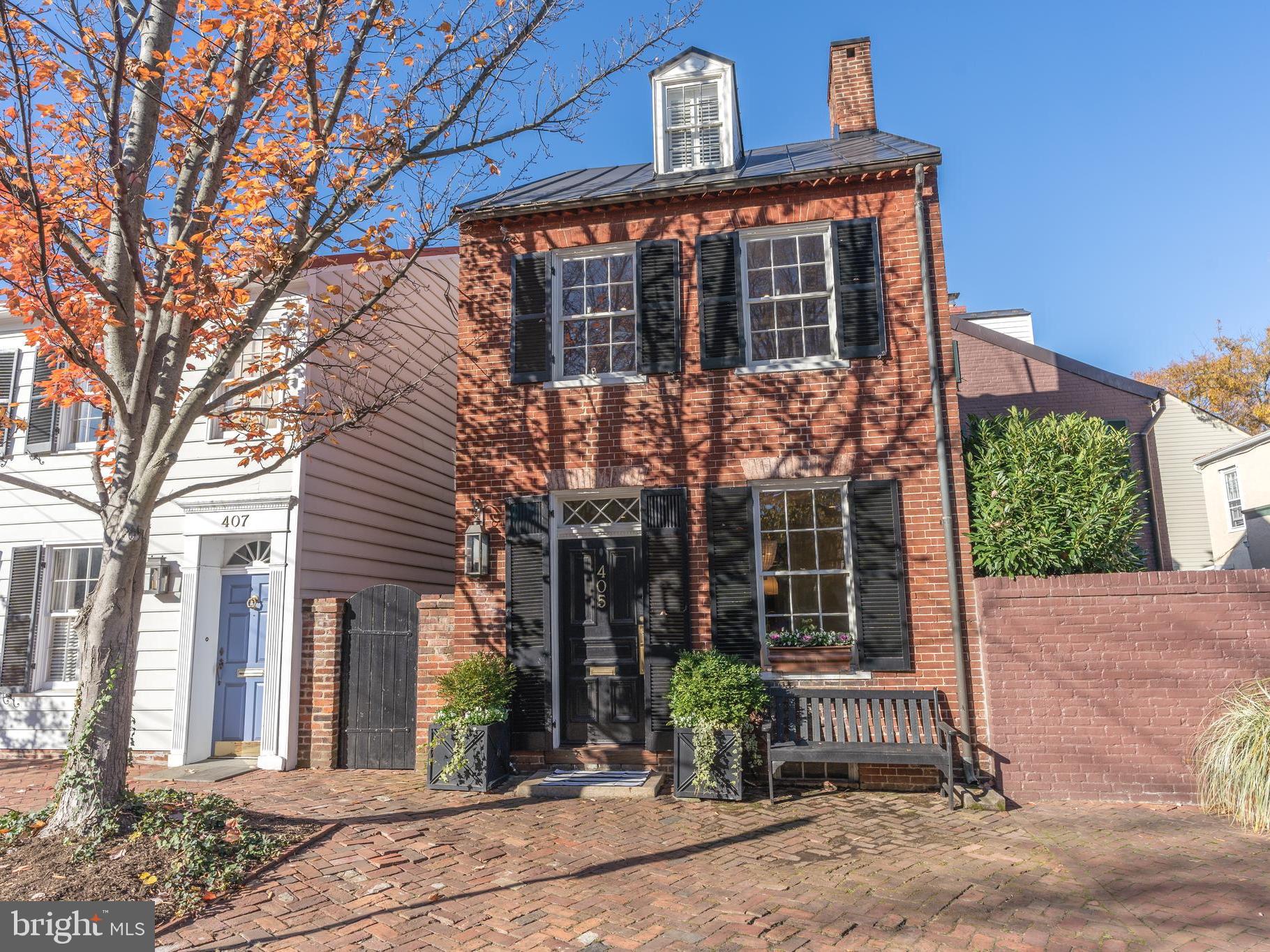 Located on a picturesque street in the SE Quadrant of Old town, this exquisite home was completely gutted and expanded in 2020. All new top to bottom, including electrical, plumbing, roof, HVAC and 3-story addition with no detail overlooked. The main level features a stunning gourmet kitchen with marble countertops, Sub-Zero refrigerator, JennAir Rise professional grade gas range, pot filler and ample storage in the custom cabinetry.  French doors lead to a side patio with pergola and built-in Delta gas grill with rotisserie, storage cabinet and refrigerator drawers.  The front of the home showcases a lovely formal dining room and living room with woodburning fireplace, while the back of the home offers a sought-after family room and mudroom both with access to the outdoors.  The family room double-sided gas fireplace can be enjoyed from indoors and the private bluestone patio in the back.  The upper level provides 5 stylish bedrooms, 3 full baths, and a magnificent laundry center with utility sink, full size washer and dryer, custom cabinetry, hidden ironing board and more.  The elegant en-suite primary bath presents a cast iron soaking tub and TV, zero entry shower, double vanity with marble counters, Rohl fixtures and built-in storage cabinets.  The full basement - dug out to 9' ceiling height - features radiant heated floors, an egress window, and plumbing for a full bath; it is ready to be finished to the new owner’s specifications. With designer lighting throughout, pristine reclaimed antique pine flooring, plantation shutters, custom closet solutions, landscape irrigation, new storage shed, new fencing and an integrated audio/visual system throughout this is a uniquely restored and modernized move-in ready home.
