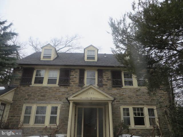Classic Center Hall Colonial on a corner lot located in Mount Airy just off of Lincoln Drive. First floor features a nice sized living room with fireplace and connecting sun room, formal dining room with hardwood floors, powder room plus eat-in kitchen. Large 2nd floor master bedroom suite with hardwood floors and half bath. Additional huge bedroom on the 2nd floor with full hall bath. Two additional bedrooms on the 3rd floor with full bath. Large basement ,nice sized yard and detached garage. Opportunities like this don't come along often so act quick.