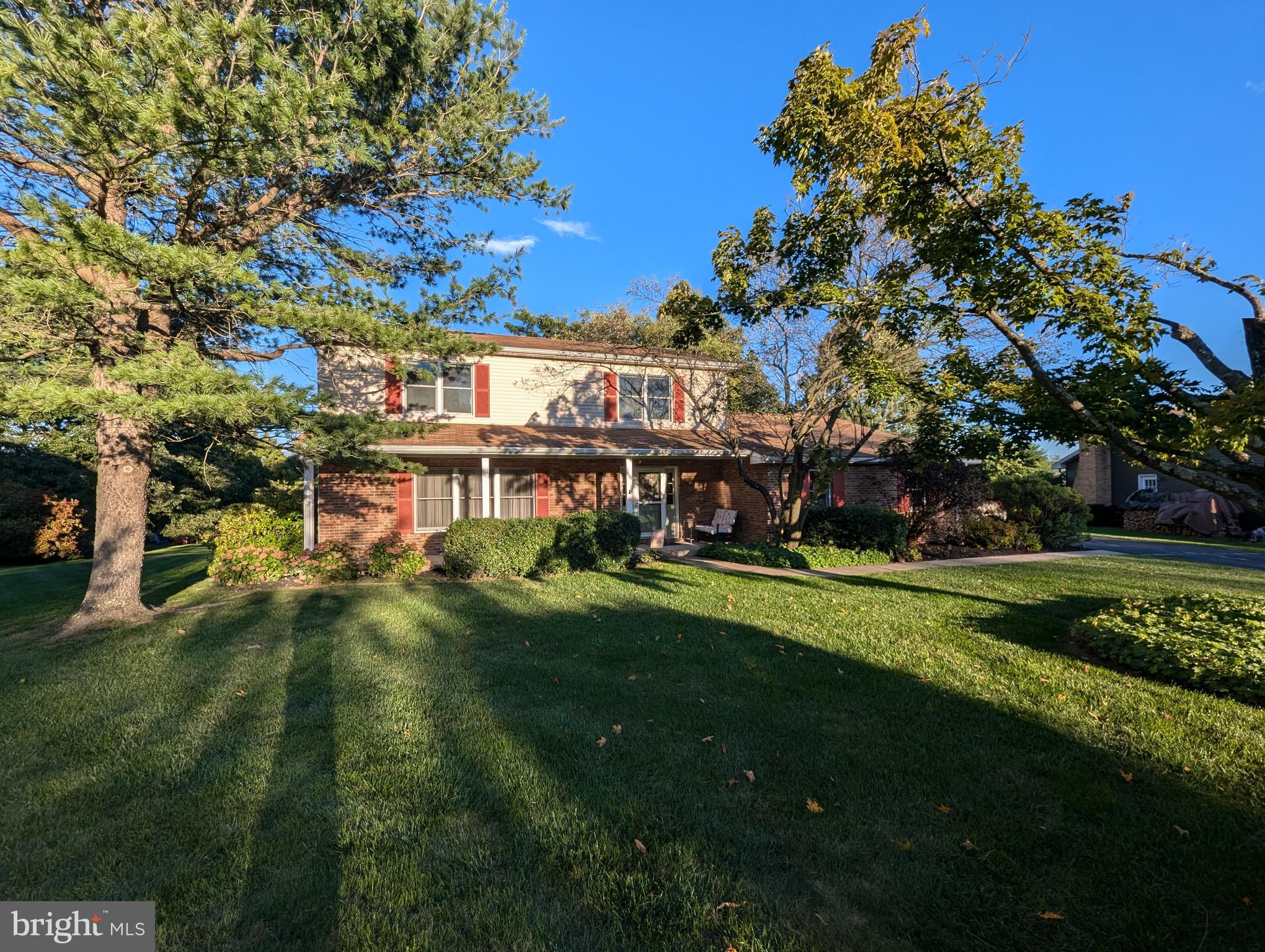 Location, Location, Location...Setting!  Beautiful lot at the end of a cul-de-sac in Park Forest Village.  This one owner home offers comfort, privacy and convenience.  Minutes to campus, town, parks and shopping.  Wonderful yard for gardeners, games and socializing.  Beautiful brick surround fireplace in family room, opens to oversized deck.  Updated Kitchen with cherry cabinets and quartz counters.  4 large bedrooms including Owners suite w/full bath.  Newer Anderson windows  on second floor,  newer central heating/cooling with back up electric baseboard.  Construction 2x 6 exterior walls.  Wonderful covered front porch to relax and decompress.  Unfinished Walkout/Daylight lower level with rough-in offers tremendous potential.