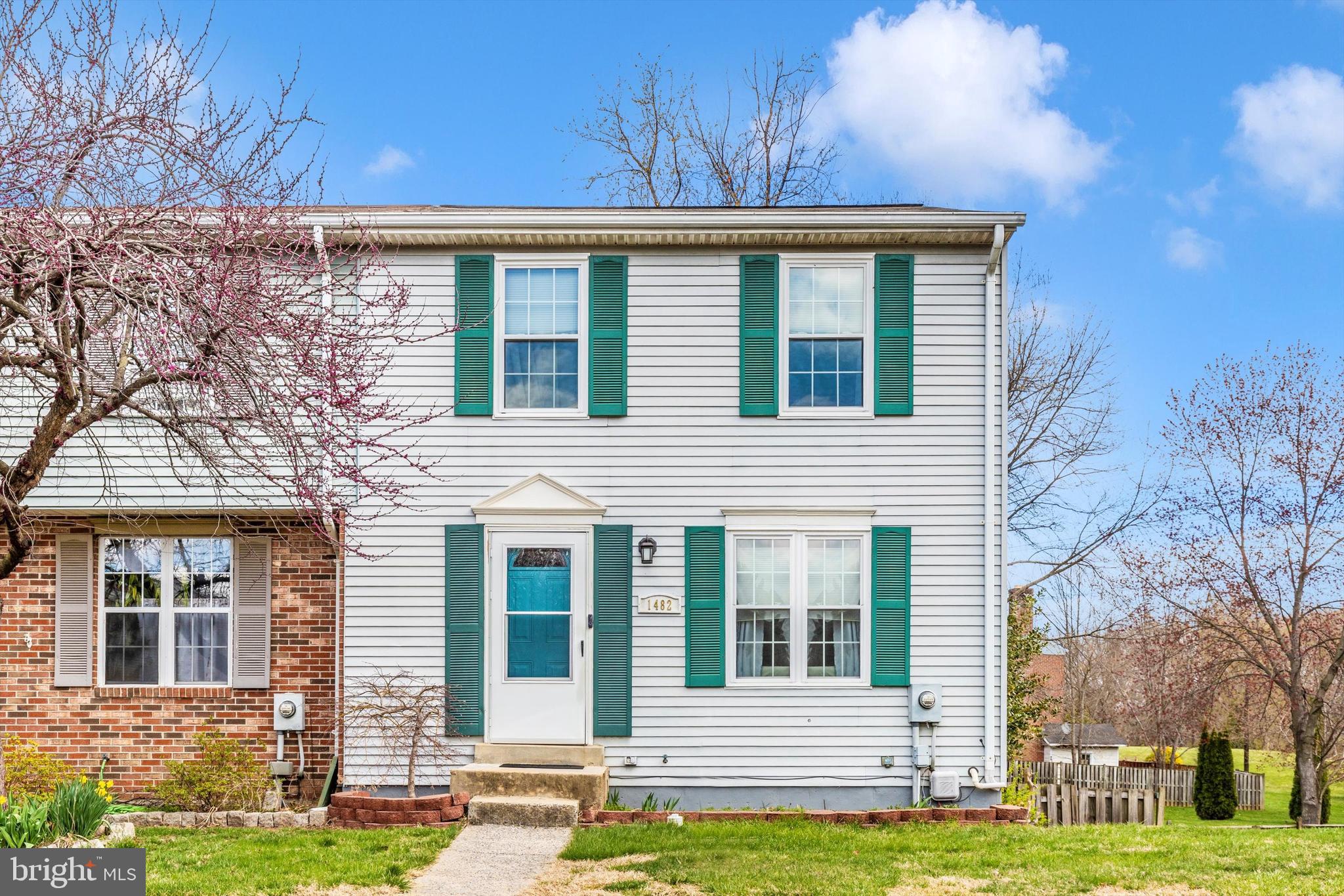 LAST SHOWINGS - MUST SCHEDULE BEFORE 5 PM SUNDAY, 3/30/25.Ready, set, go!!  Home Warranty included!  Price reflects older roof, HVAC and cosmetic updates (carpet, paint etc).      Desirable Fredericktowne Village location backs to a vast open area that adjoins Monocacy Park.   Third bedroom is located in the walk-out basement.  For those that are looking for larger bedrooms upstairs, the two bedrooms are spacious enough to be considered two primary bedrooms.  Third "bedroom" in basement does not have a window, but has a small closet.    The floor plan includes a large living room with country kitchen-dining combination that adjoins the deck.  This END-UNIT, THREE-FINISHED LEVELS, with level WALKOUT townhome provides a wonderful opportunity for "built-in equity", and also the possibility of building in, or increasing the sales price for some closing costs.  (Subject to Appraisal.)      Professional pictures and floor-plan will be posted before active listing is posted.   Schedule now!!  PROPERTY IS OWNER OCCUPIED -- PLEASE BE CONSIDERATE.  Do not walk on the property, knock on the door, or otherwise disturb the residents.   SHOWINGS ARE BY APPOINTMENT PLEASE.  Thank You for understanding.