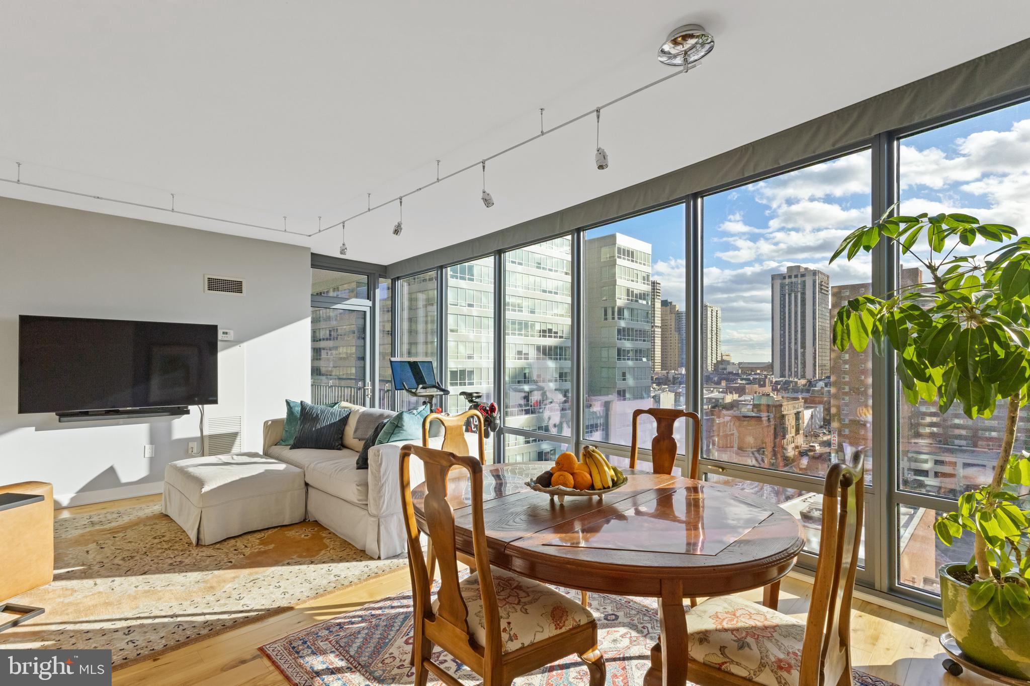 Welcome to Unit 804 at The Murano, a stunning one-bedroom, one-bath condo in one of Philadelphia’s most sought-after luxury buildings. This completely updated unit features floor-to-ceiling windows that flood the space with natural light and offer breathtaking views, not to mention the private balcony, providing a peaceful retreat in the heart of the city. The open-concept living area flows seamlessly into a sleek, updated modern kitchen, equipped with brand-new cabinetry, high-end stainless steel appliances, quartz countertops, and a spacious island—perfect for entertaining.  

The large bedroom also includes a custom walk-in closet. The fully renovated bathroom boasts contemporary finishes, a large vanity, and an elegant soaking tub with a separate glass-enclosed shower. Newly updated hardwood flooring throughout enhances the modern aesthetic.

Residents of The Murano enjoy five-star amenities, including a 24-hour concierge, fitness center, indoor heated pool, sundeck, and private garage parking. Situated in the vibrant Logan Square neighborhood, you’re just steps from Rittenhouse Square, world-class dining, shopping, and cultural attractions.

Experience luxury city living at its finest—schedule your showing today!