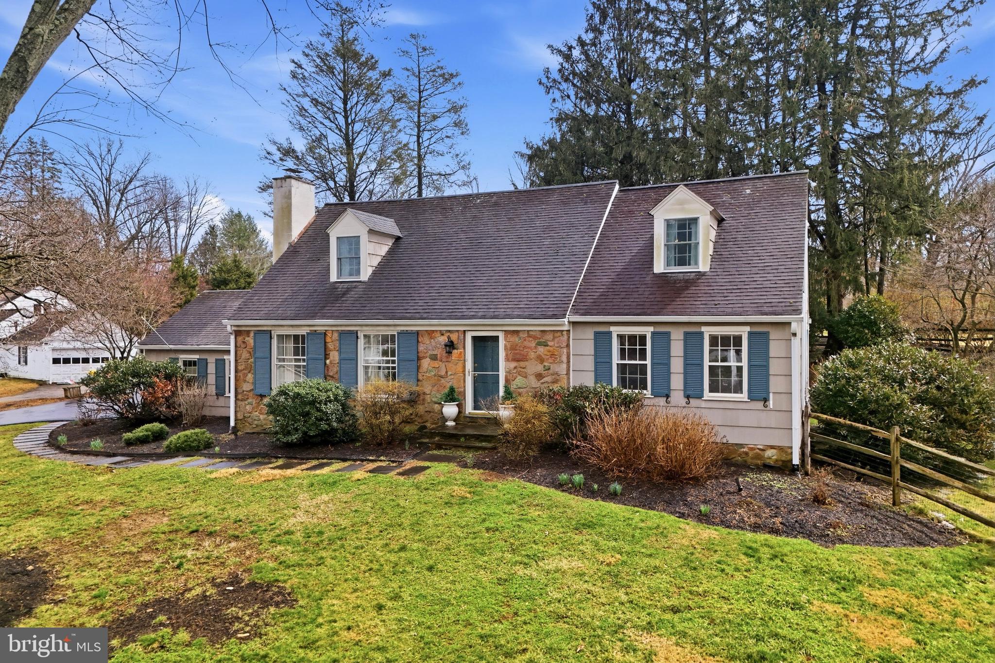 ********OPEN HOUSE 3/29 IS CANCELLED ********

Welcome to 601 Cedar Lane. Situated on a lush 0.78-acre lot, this charming Cape Cod offers a thoughtful blend of charm, space and functionality. Enter the foyer and you’ll immediately notice timeless hardwood floors, abundant natural light, and neutral tones throughout. The living room features a wood-burning fireplace surrounded by built-in shelving, while the formal dining room offers ample space for entertaining. The kitchen is equipped with stainless steel KitchenAid appliances, granite countertops, tile backsplash, and opens to the family room addition—the heart of the home. This space features cathedral ceilings, a wood-burning fireplace, and is filled with natural light from a striking half-moon window and glass doors that overlook the patio and backyard. Just off the family room is a bedroom and full bath, currently used as a guest room/home office. The first floor also includes an oversized primary suite with a private bath. Upstairs, you’ll find two spacious, sun-filled bedrooms and an additional full bath. Downstairs, the finished basement provides additional living space with luxury vinyl flooring, a workout area, laundry, and additional storage. Outside, enjoy a stone patio and expansive yard on a lush ¾-acre lot. Additional features include a two-car garage and a state-of-the-art geothermal heating system installed in 2022, all just minutes from Villanova University and everything the Main Line has to offer!