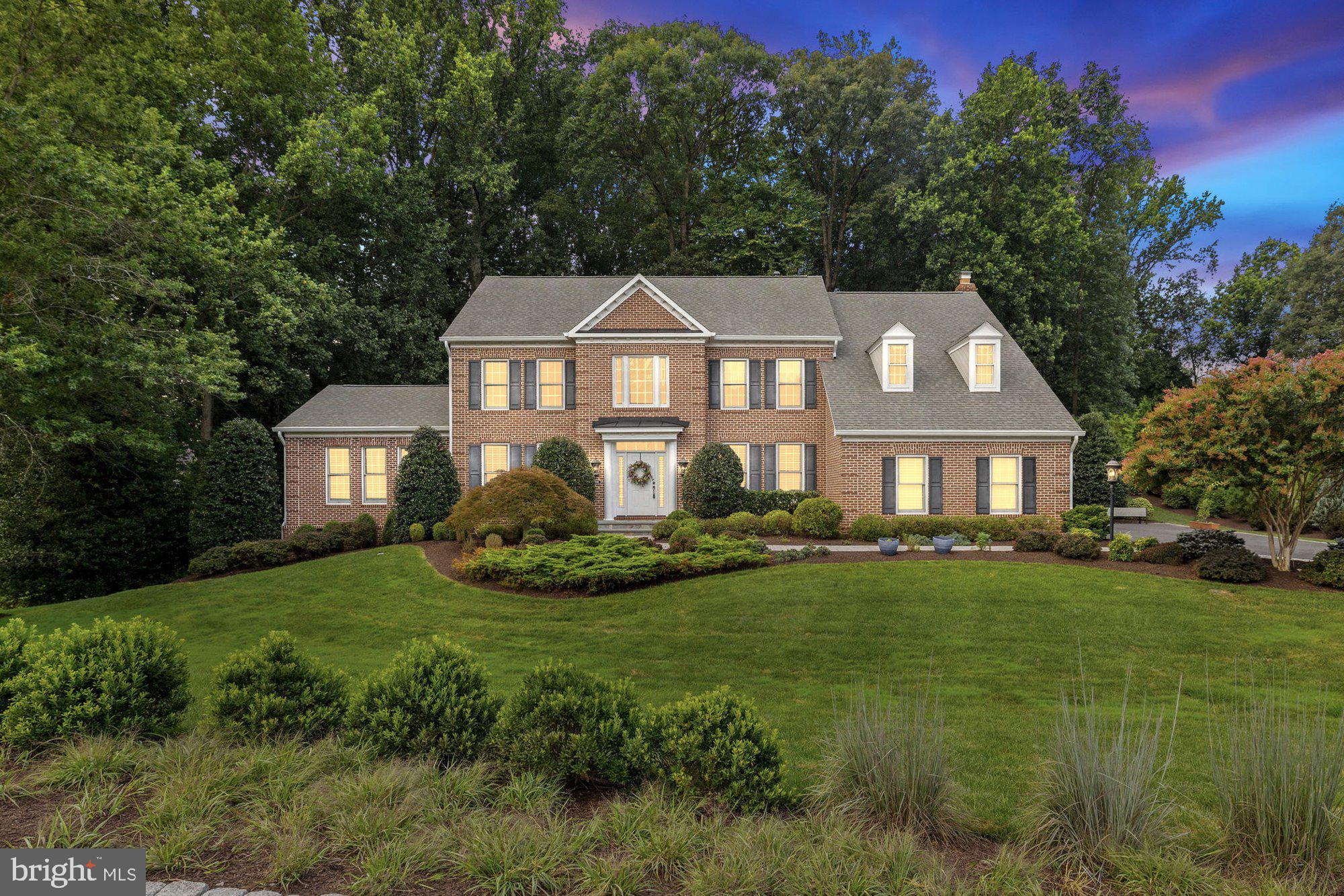 Exquisite colonial home, nestled in the highly sought after Brookside West community, perfectly blends timeless elegance with modern functionality. This home features 4 bedrooms, 4.5 bathrooms, and 5,185 square feet of beautifully designed living space. It showcases a spacious open-concept layout bathed in natural light. Welcoming two-story foyer with a curved staircase sets an impressive tone upon entry. The main level flows effortlessly from room to room, adorned with hardwood floors, crown molding, chair railing, and recessed lighting. You'll find formal living and dining rooms, family room with a cozy fireplace, and a bright and airy sunroom. Gourmet kitchen is a chef’s dream, complete with Sub-Zero & Wolf appliances, and Miele built-in coffee machine, granite countertops, custom-tiled backsplash, under-cabinet lighting, five burner stove, wall oven, built-in microwave, and a large center island adjoining the breakfast room. A remodeled laundry/mudroom and powder room complete the main level. Upper level owner’s suite features a spa-like en suite bathroom with dual vanities, a soaking tub, and a walk-in shower. Three additional bedrooms include a Jack and Jill bath and an additional full bathroom and office. The finished lower level includes a spacious recreation room and full bath, along with unfinished areas ideal for a future bedroom and storage. Situated on a peaceful and private 1.02-acre lot backing to trees, the home’s outdoor features include a serene screened-in porch, a charming patio perfect for relaxing or entertaining. Beautifully maintained backyard with full irrigation system that keeps everything vibrant and green with minimal effort. A three-car side-load garage and a spacious driveway provide plenty of parking. Easy walking access to W&OD Trail and the Lahey Lost Valley Park directly across the street. Short drive to shops, restaurants, major commuter routes, and the Metro. Nearby Wolftrap, Kilmer, Marshall pyramid. Offer Accepted. Open House Cancelled.
