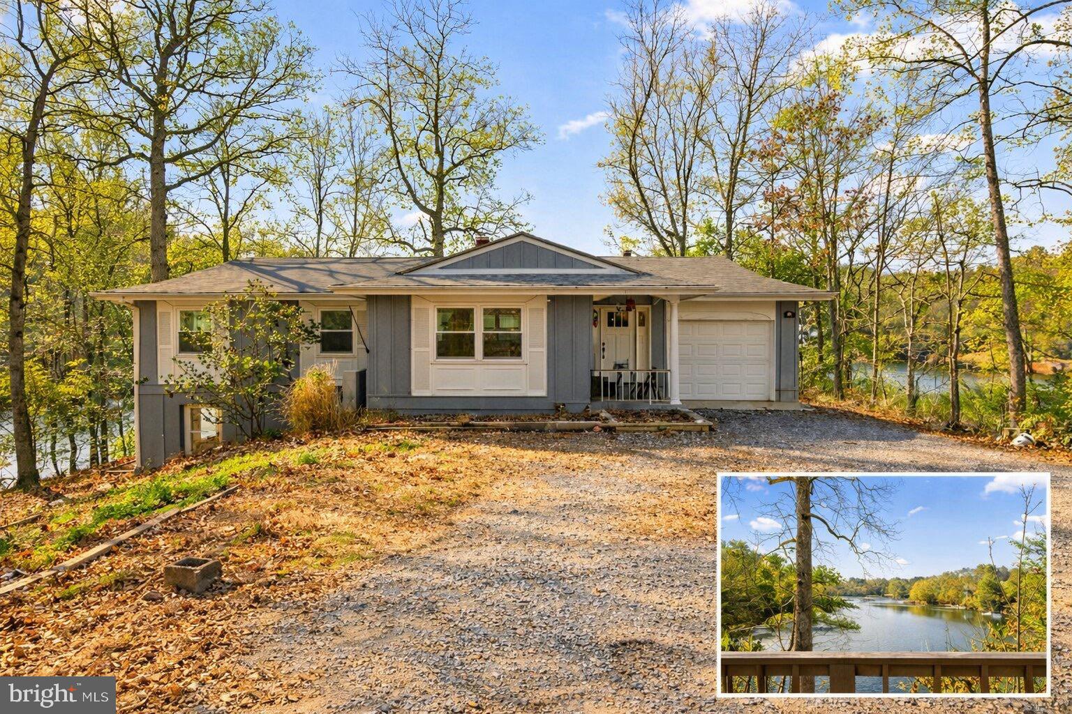 Rare waterfront home offering over 2500 sqft of finished space, one car garage, and panoramic views of Mill Creek! 300 ft of water frontage on a 0.51 acre lot. The main level features 3 bedrooms, new flooring, updated lighting fixtures, and a Florida room that opens to the deck overlooking Mill Creek. The fully finished lower level offers exceptional flexibility with an additional bedroom, full bath, and a wood-burning fireplace. Step outside to swim, relax by the water, or boat from your own private dock with an 8,000 lb boat lift. Additional improvements include roof, gutters, and vinyl windows (2015). HVAC system (2022), attic insulation (2022), and garage door (2026). Don’t miss your chance to call 278 Valerie Ln home!