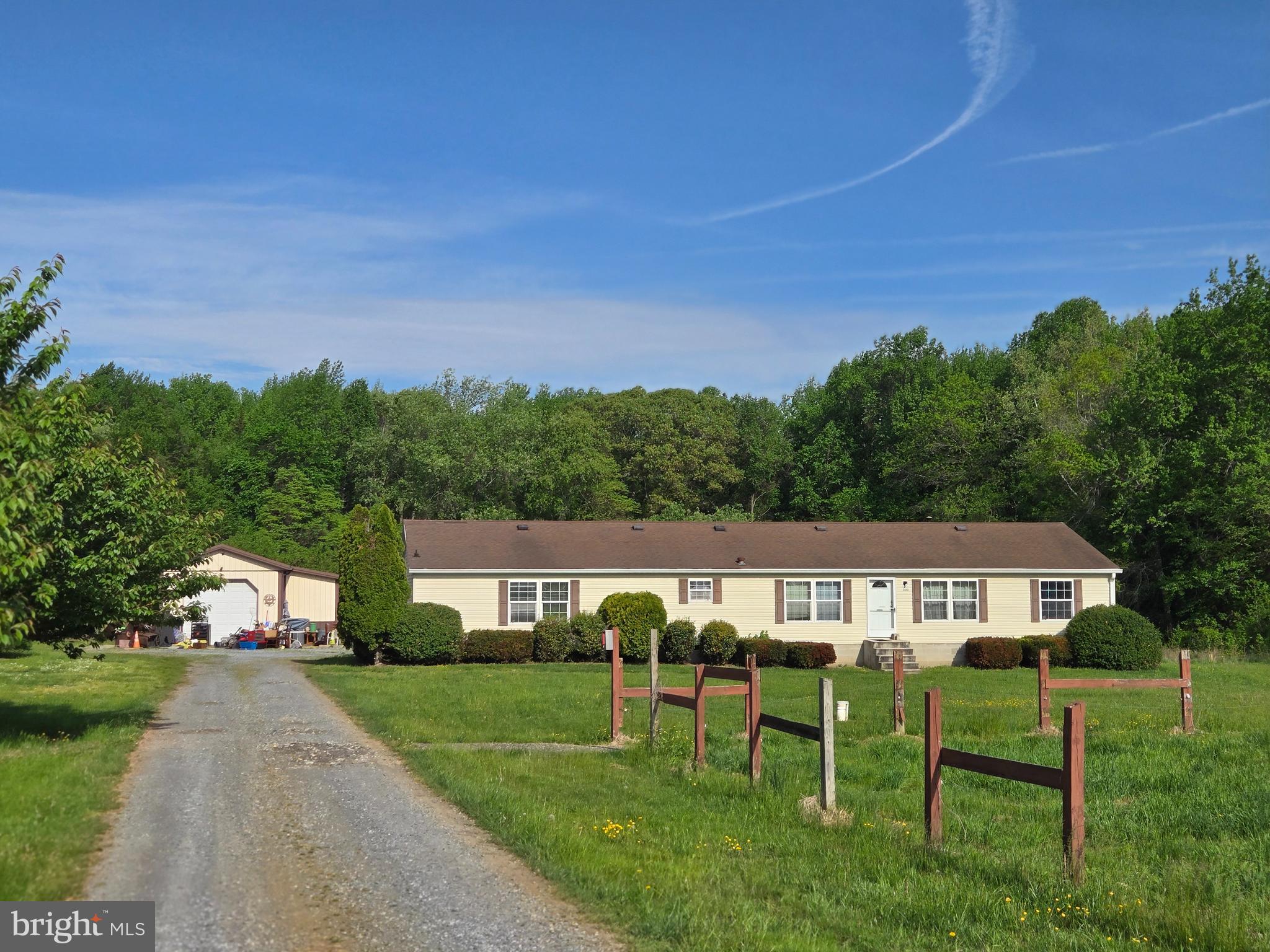 Church Hill - This is a diamond in the rough, the home is being sold AS IS.   Perfect opportunity for privacy and having 5 bedrooms with 3 baths on 7.24 acres.  The property features a pond, out building with stables and also a tack room and run in shed in pasture.  About 4 acres are cleared of the 7.24 acres.