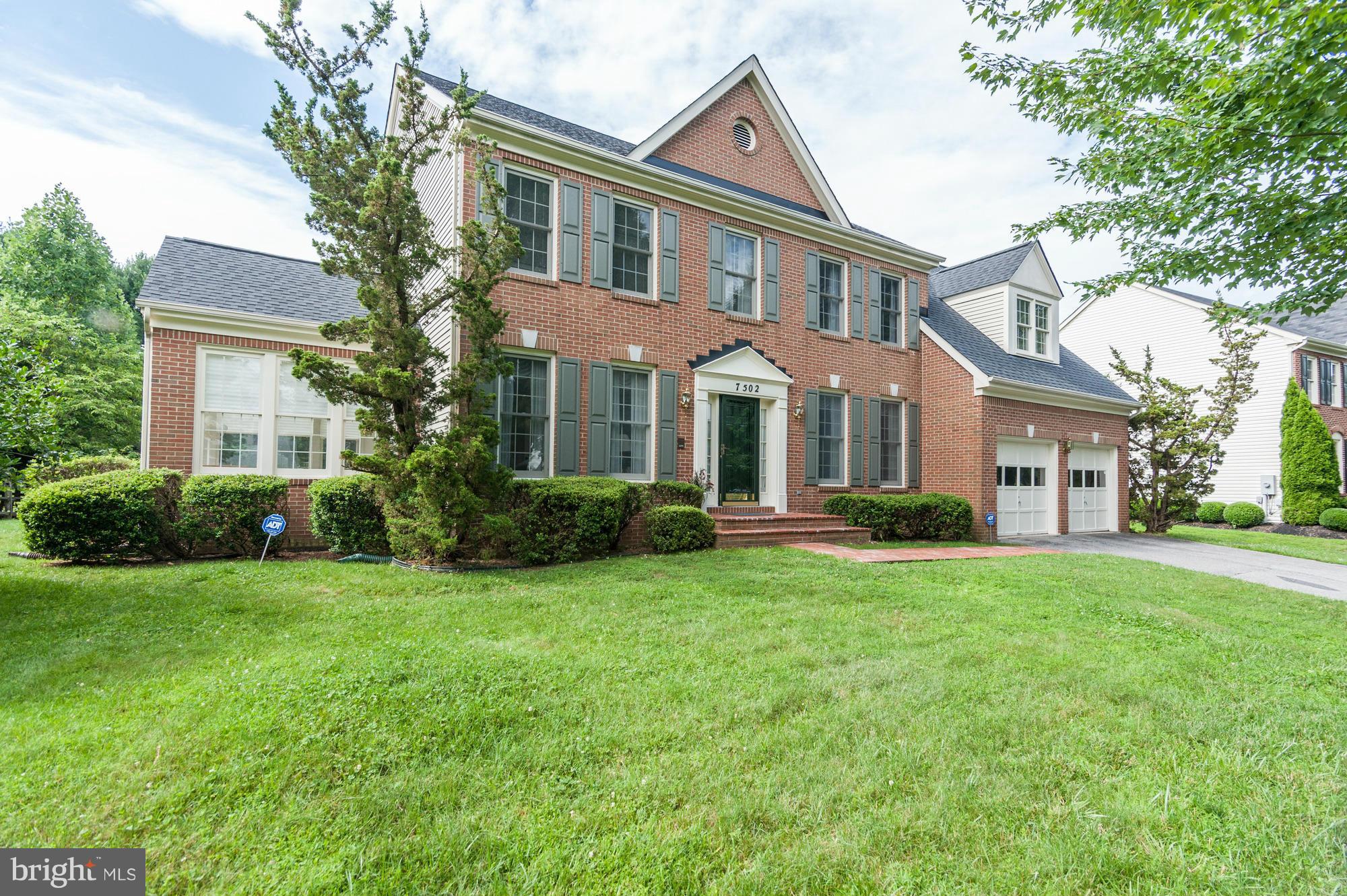 . A beautiful center hall colonial with a floor plan that pleases all.Enter into an amazing 2 story foyer, a large family room with cathedral ceilings and a brick fireplace. Stunning kitchen that is bright and spacious with a butler's pantry. Luxuriate in the sunroom, or step out onto your two-level rear deck. New carpet, ceramic and gleaming hardwoods. Come fall in love.