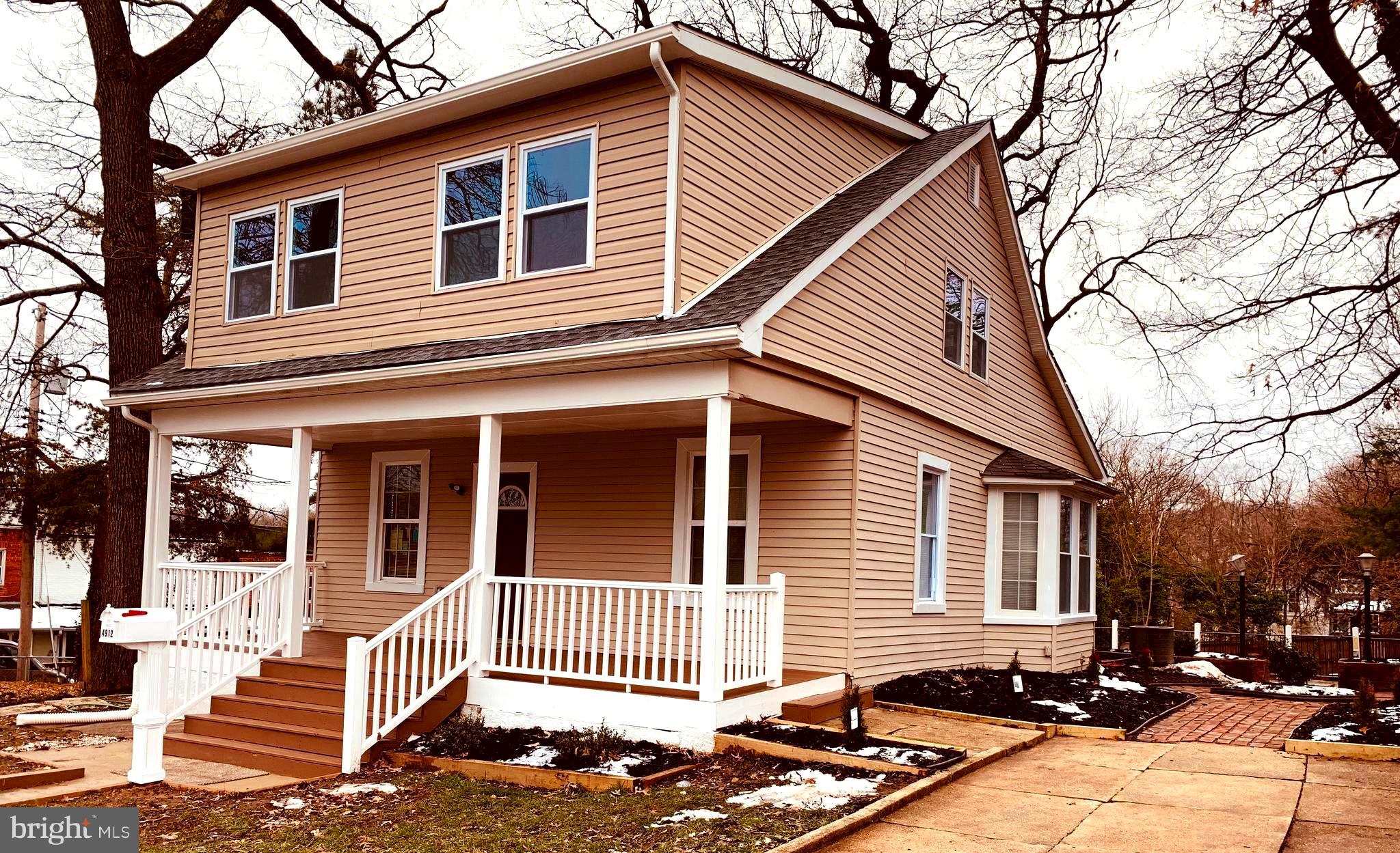 Wonderful home completely renovated 2019 with City Licensed.  New Plumbing, New electricity system, New A/C,  New Gas line, New roof, New Smoke Detectors - Like a New Home! The main level offers an open concept, 3 bedrooms on the upper level with new carpeting, and one den on the basement * 3 modern bathrooms * Finished basement with laundry room and a DEN (almost 4 bedrooms) * Beautiful back patio for entertainment * Huge lot *MUST SEE before is gone!1 Year Contractor Warranty * Parking for 3 cars *
