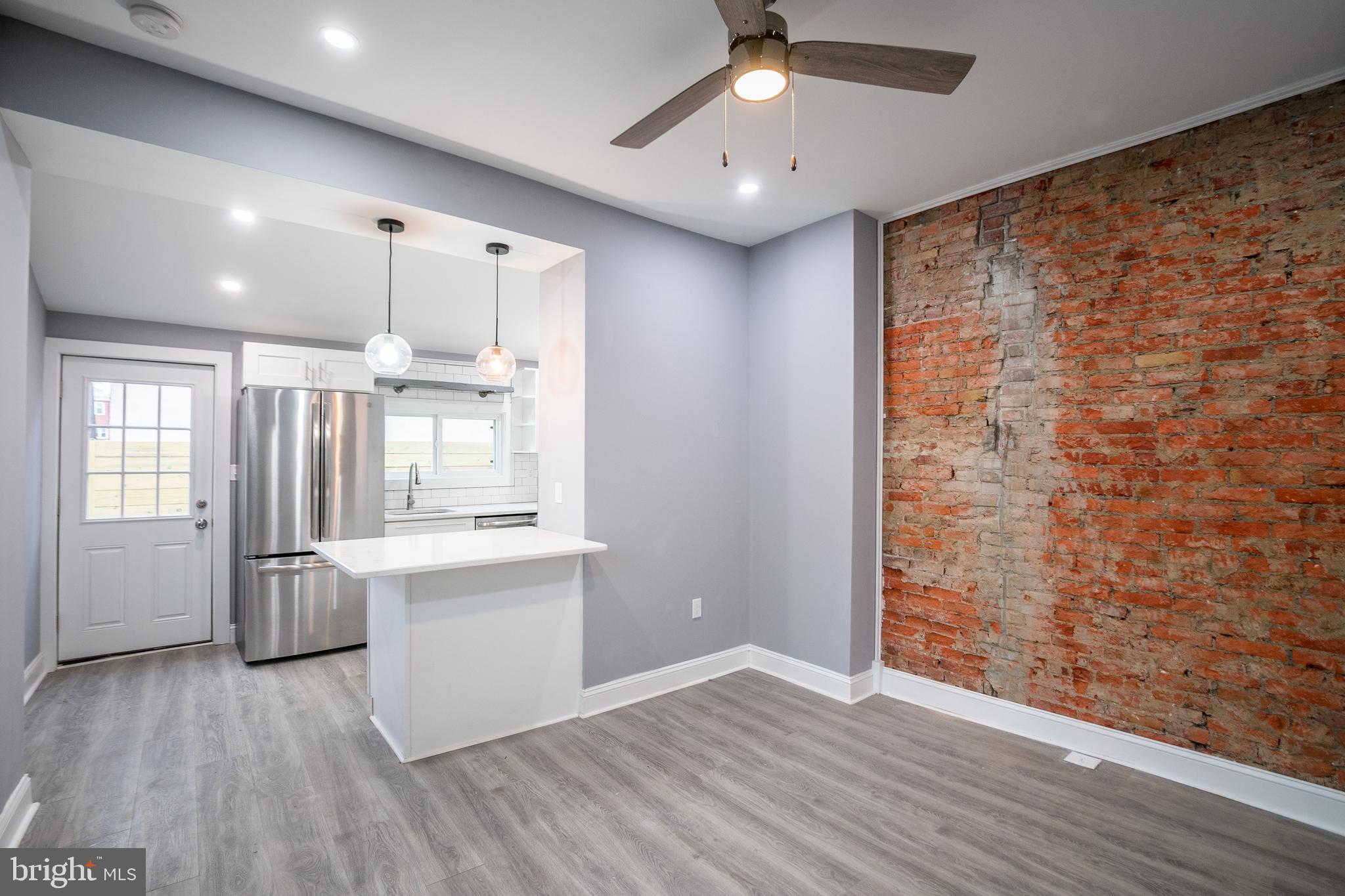 *Available Now!*

Welcome to 2320 Almond Street, a contemporary 2 bedroom, 2 bath corner townhome in a fantastic location within Fishtown! Walkable to popular local attractions like Green Eggs Café, ReAnimator Coffee, Tulip Pasta & Wine Bar, plus close by to many public transportation routes and I-95 for traveling around the city with ease! Features wood flooring throughout, charming exposed brick, central air, two separate entrances, your own washer and dryer, and a cozy rear patio. The elegant kitchen is well suited for cooking and entertaining, featuring bar counter seating, pendant lighting, modern appliances, and stylish subway tile backsplash. On the first floor you also will find a full bath with a glass enclosed shower. Upstairs, there are two nicely sized bedrooms, an additional full bath with a modern shower/tub, as well as your laundry closet. Don’t miss this delightful, spacious home in a great location before it is too late!

*Pets permitted with owner permission. $250 non-refundable deposit per pet required.