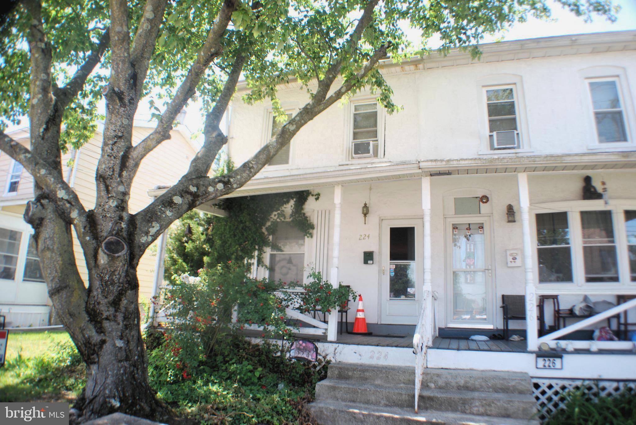 Spacious boro twin.  Located in a  convenient Lansdale neighborhood.
This is a great first time buyer home or an investor oppurtunity. This home features a large living room/dining room combination. Large eat in kitchen counrty kitchen and a convenient mud room.
The second floor features three bedroomsand a full hall bath.
The kids and pets will love the fenced rear yard. Plenty of room for  a swing set and small garden. Dad will enjoy the rear shed/barn. It makes a perfect  work shop. The rear alley provides fantastic off street parking
There is a full basement for storage. 
This home needs some TLC BUT WILL BRING BIG RETURNS. BrIng your hammer and paint brush. Being sold  in as is condition!!!  BEING SOLD I AS IS CONDITION.