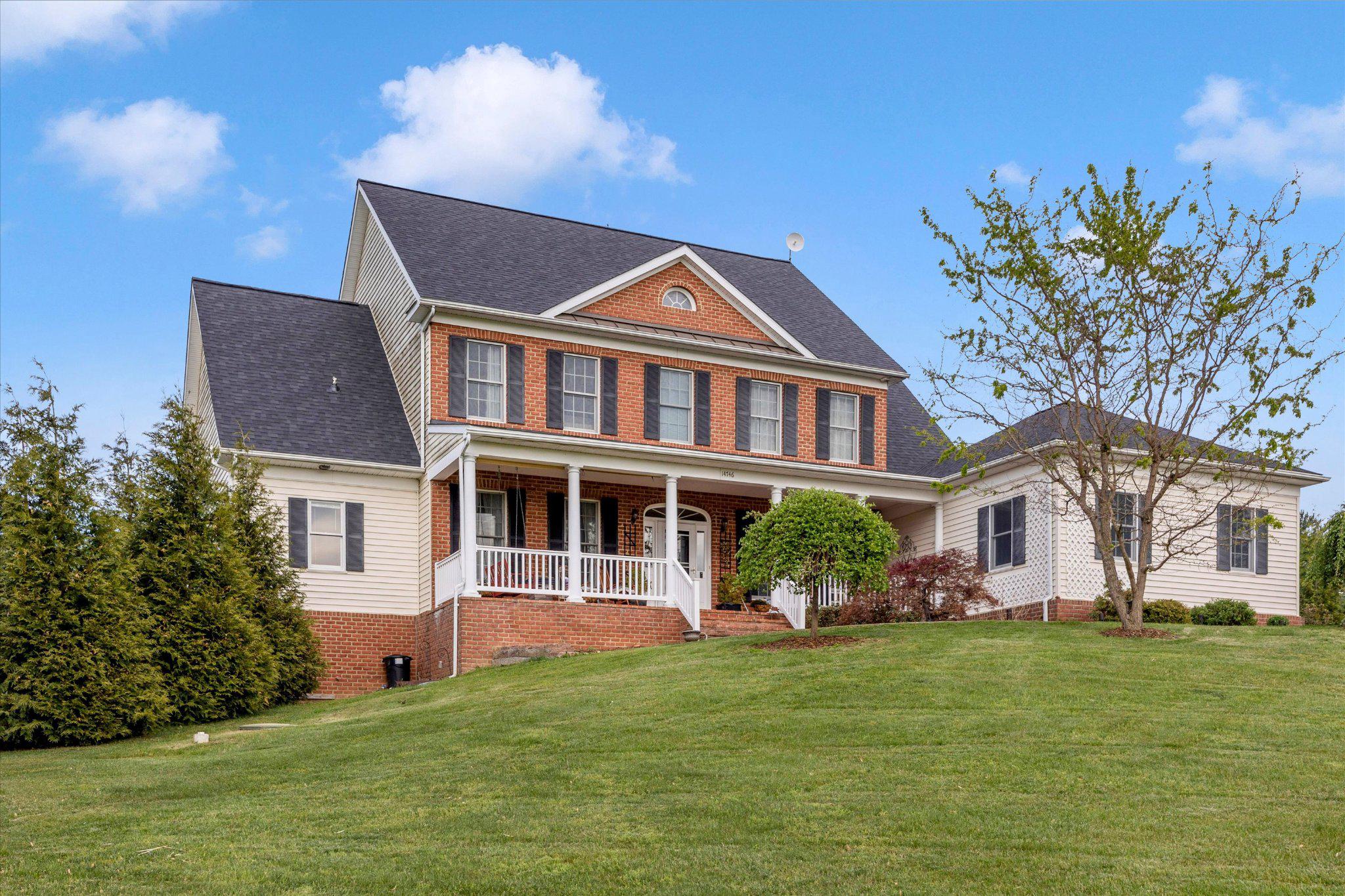 5,700+ sf Executive-style Colonial, 6 Bedrooms 4.5 Bathrooms, main level primary suite, fully finished, daylight walk-out basement, smart-house upgrades, mature landscaping - plus a brand new roof! All of this – at such incredible price point! But wait – there’s more! 

Set back off the road, this pocket neighborhood (NO HOA) of elegant homes on large lots is surrounded by hundreds of acres of farmland. Perfect for a family that entertains or a multi-generational family, this home features, inside and out, multiple spaces to gather, multiple places for privacy, with plenty of flexible space that can be adapted to suit any set of needs at any given time. 

The interior of the home tastefully combines classical design elements with contemporary touches and blends the best of traditional dedicated rooms with open-space concept areas. 9’ ceilings, crown molding and hardwood floors throughout, plus upgraded contemporary lighting with traditional ceiling medallions. 

Foyer opens on one side to a library/study/home office, and on the other side to a formal dining room; a gracious contemporary living room with traditional touches, such as the colonial detailing on the fireplace mantel and French doors opening to more outdoor living spaces. 

Open concept Kitchen/Breakfast Room/Sunroom captures abundant east and south natural light. Nicely sized island, granite counters, stainless steel appliances, plus cherry cabinets with BOTH undermount and overmount lighting!  

Massive main-level primary suite gets morning light from oversized windows and opens to a deck. Ensuite has jetted soaking tub, separate shower, separate sink vanities and a makeup vanity – and of course an ample-sized walk-in closet. 

Upstairs is a junior suite (bedroom with walk-in closet and a private bathroom), two bedrooms (with walk-ins) joined by Jack-and-Jill bath, and then a large, finished room with smaller interior room that is open to interpretation. Bedroom? Family Room? Home office? Home schooling? Convert to a second master suite? 

1,400 sf of lower level upgraded & updated 2019. The comfortable lounge/gathering room centers on sleek, contemporary, eco-friendly flush mount electric fireplace; plenty of room for game tables. The high-design expansive bar could have been plucked out of an on-trend boutique hotel! Includes all the necessities:  wine fridge, second drink fridge, sink, dishwasher, combo microwave/convection oven, plus nook for a kegerator or full-size fridge.  A full-size bedroom; upscale European spa-style full bath. French doors open to yet another at-grade outdoor entertaining area. Entire lower level could easily be set-up for au pair or in-laws.

Gardens include flowers, vegetables, herbs, raspberry, blackberry and blueberry shrubs! Gardens are chemical free for last 10 years. Additional outdoor living spaces on all sides of home!
Updates and upgrades (in addition to landscaping and lower level) include new roof (May 2026), smart recessed lighting throughout, remote controlled for brightness and type of light (daylight, reading, etc.). Smart thermostats. Ring Cameras. Working from home? In addition to multiple choices of spaces for your office, Starlink provides reliable, high quality service. GloFiber optic has been laid and has been promised to be available soon! Meanwhile, sellers rave about Starlink's service & reliability.  

Close to Mt Airy, Westminster, Eldersburg and Frederick. Reasonable commute times to Baltimore, Fort Meade, Fort Detrick, Washington DC, the 270-Biotech Corridor, Columbia, and Ellicott City.