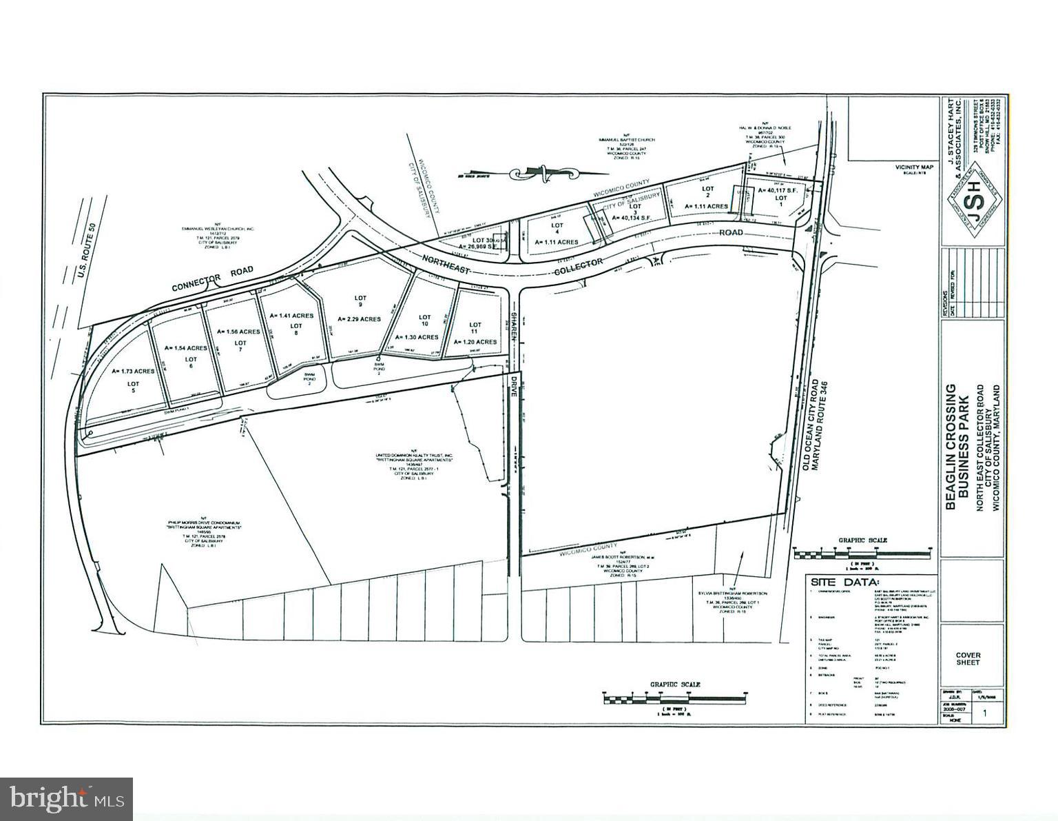 Lot #3 in Beaglin Crossing Business Park - curb cuts for entry, City water & sewer already onsite. Please call for more details.