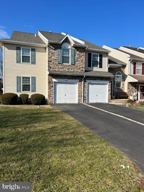 Don't miss out on renting this spacious 3/4 bedroom  2.1 bath end unit townhome in the popular Charlestowne development. Located just two minutes from the North East Extension of the Pennsylvania Turnpike. The 1st floor offers the beautiful kitchen with new flooring, granite countertops, stainless steel appliances & flows into the family room with brand new carpets and sliding doors to the rear deck. The main level also offers a formal dining room with hardwood floors and the formal living room with new neutral carpeting. The 2nd level includes two guest bedrooms, full hall bath and the large main bedroom suite. This wonderful main bedroom suite includes a full bathroom w/ double sinks, stall shower and extra-large walk in closet. The walk-up 3rd floor offers a terrific loft area with berber carpets and closet space.  This room offers could be used as a home office, exercise room, playroom or more.  The finished basement includes the large family room area, full size windows, seperate storage room and single door to the back lower patio area.  You will love the deck backing to the trees and nature setting. This home is located two minutes from the Pennsylvania Turnpike, easy access to Merck campus in West Point, PA and historic Skippack Village with plenty of antique shops and wonderful restaurants.   Monthly HOA fee is already included in the rent [ paid by landlord]