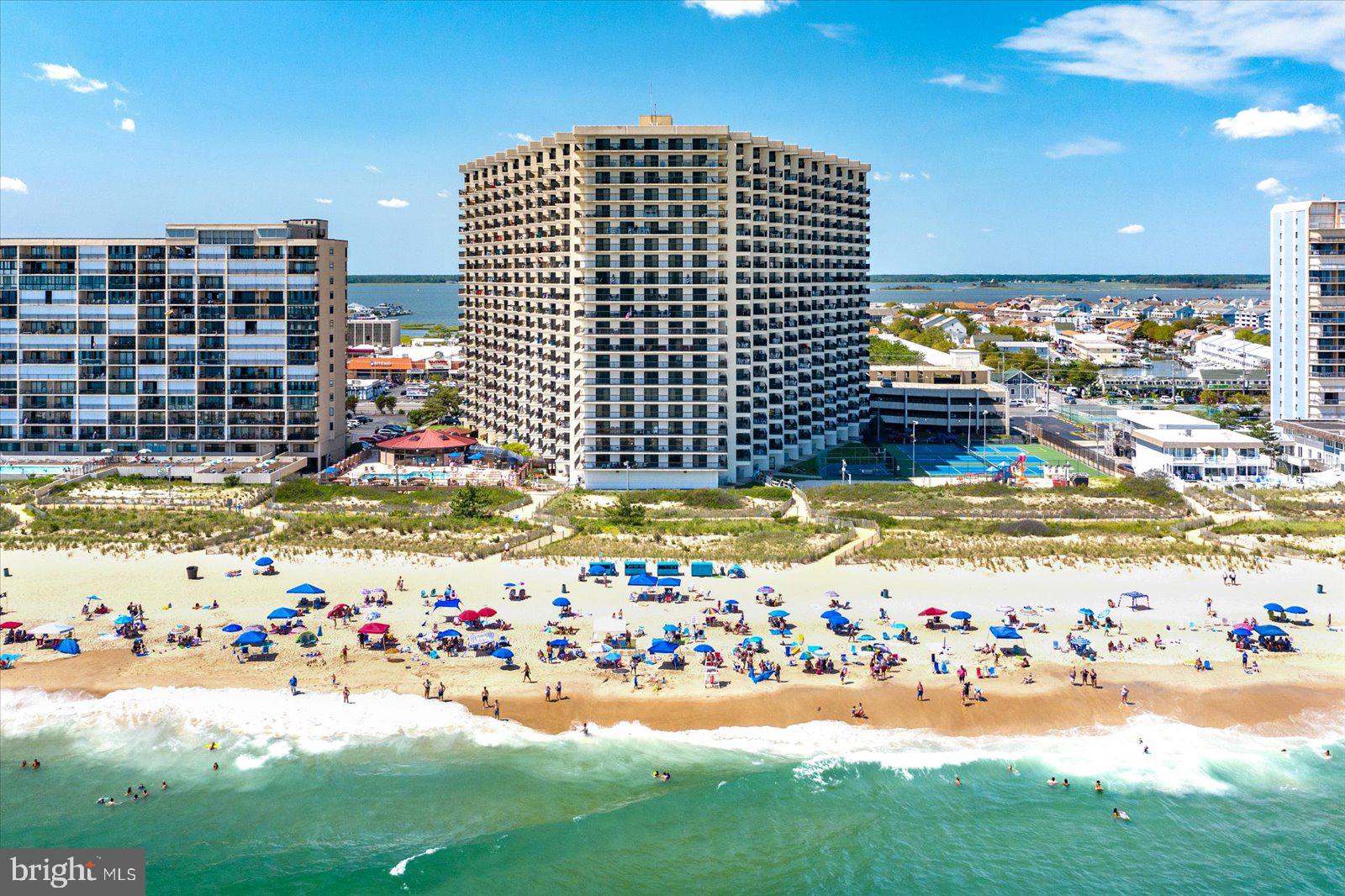 This 3-bedroom, 2-bathroom direct oceanfront condo is located on the 7th floor of the highly regarded Sea Watch Condominium in Ocean City, Maryland. With 1,656 square feet of comfortable living space, the residence captures panoramic ocean views and features a spacious wrap-around balcony, offering multiple vantage points to enjoy the beach, coastline, and ever-changing ocean scenery.The condo has a strong and consistent rental history, generating $135,300 in rental income in 2025, with $97,000 already booked for 2026! An excellent opportunity for buyers seeking both enjoyment and dependable rental income. Sea Watch offers a true resort-style, oceanfront experience with an impressive range of amenities, including an outdoor pool and sundeck, indoor pool, fitness center, basketball and tennis courts, indoor movie theater, dog walk, snack shop, and professional on-site management. Additional features such as a parking garage and security enhance convenience and peace of mind for owners and guests alike.
Whether used as a personal beach retreat or a high-performing investment property, this direct oceanfront Sea Watch condo delivers space, views, and amenities in one of Ocean City?s most established beachfront communities. Schedule your tour today!