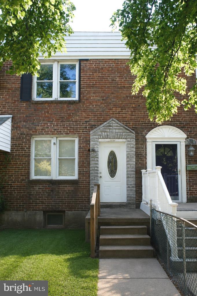 Brick Front Morrell Park Colonial Style Townhouse with lot's of potential for your new place. Traditional floor plan ready for your investment ideas to make it awesome. Located in one of the better spots in the community that backs to open area with parking availability and a fenced lot too. Replacement windows and mostly ready to go for quick updates to make a great new home for you or a smart investment opportunity. Seller selling as is at this price. Come see it today and make a great deal on your new home.