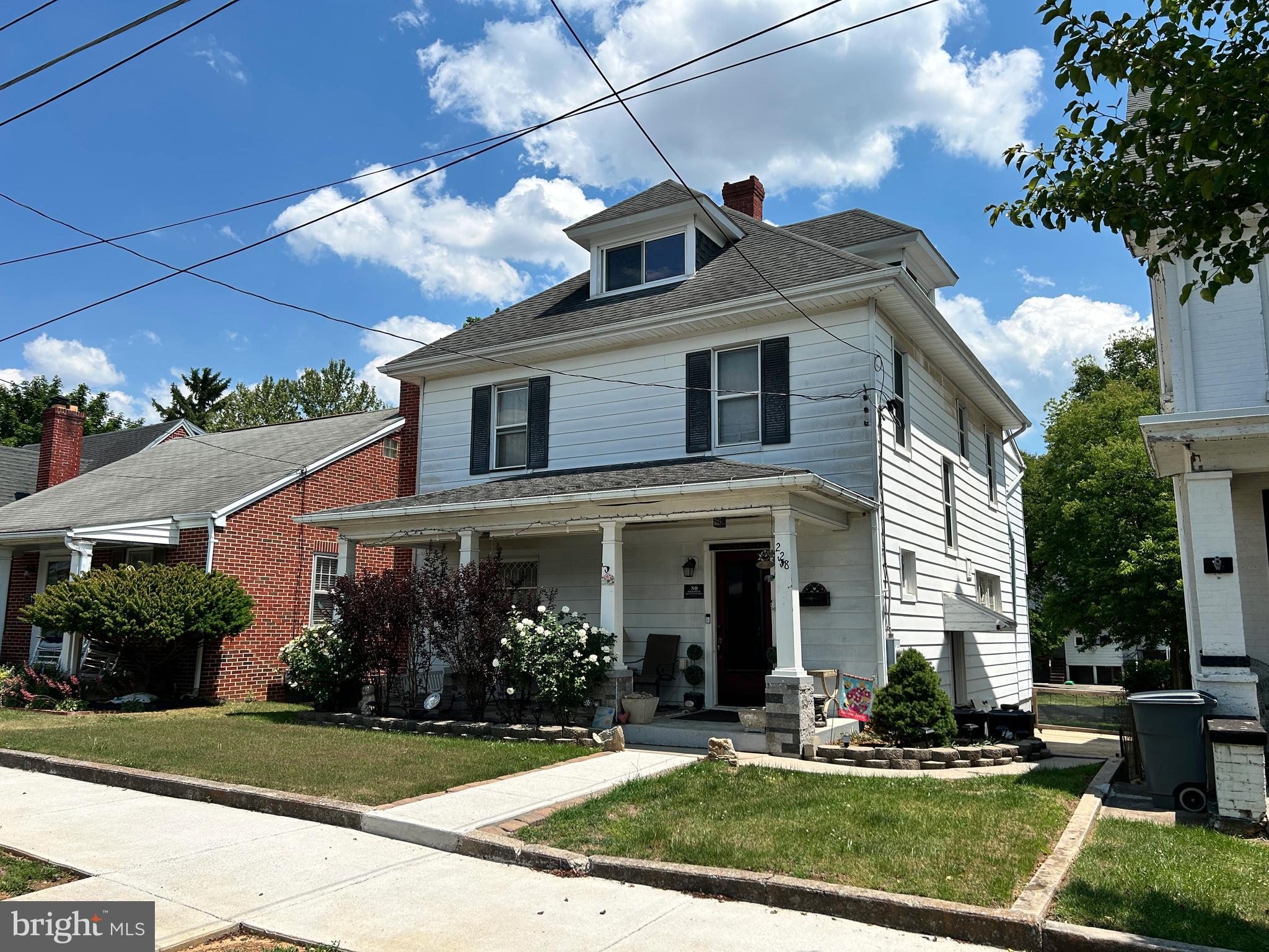 Welcome home to timeless charm and character in great west end neighborhood.  Built in 1935, this beautifully maintained colonial revival home offers over 2000 square feet of classic style blended with every day comfort. Featuring 4 bedrooms (one bedroom currently used as walk-in closet) and 2 full bathrooms, this home showcases the craftsmanship of a bygone era with stunning hardwood floors, high ceilings, rich wood trim, and inviting living spaces full of warmth and personality.  Main level offers generous entertaining areas including a cozy living room with built-in shelving, and abundant natural light, while the functional layout provides plenty of room for both relaxing and hosting guests.  You will love the light and bright kitchen too and the large formal dining room.  Upstairs you will find an office area with windows overlooking backyard, 4 bedrooms and a full bath.  A full, unfinished basement adds excellent storage and access to home systems (water treatment, etc.). Step outside to enjoy the private backyard complete with patio and fire pit - perfect for summer evenings, gatherings or quiet mornings with a cup of coffee.  A detached 2 car garage and off-street parking provide convenience rarely found in this established neighborhood.  Located just minutes from downtown and major highways, this west end gem combines historic character, generous living space and modern day practicality in one exceptional property.  Home is sold as-is.