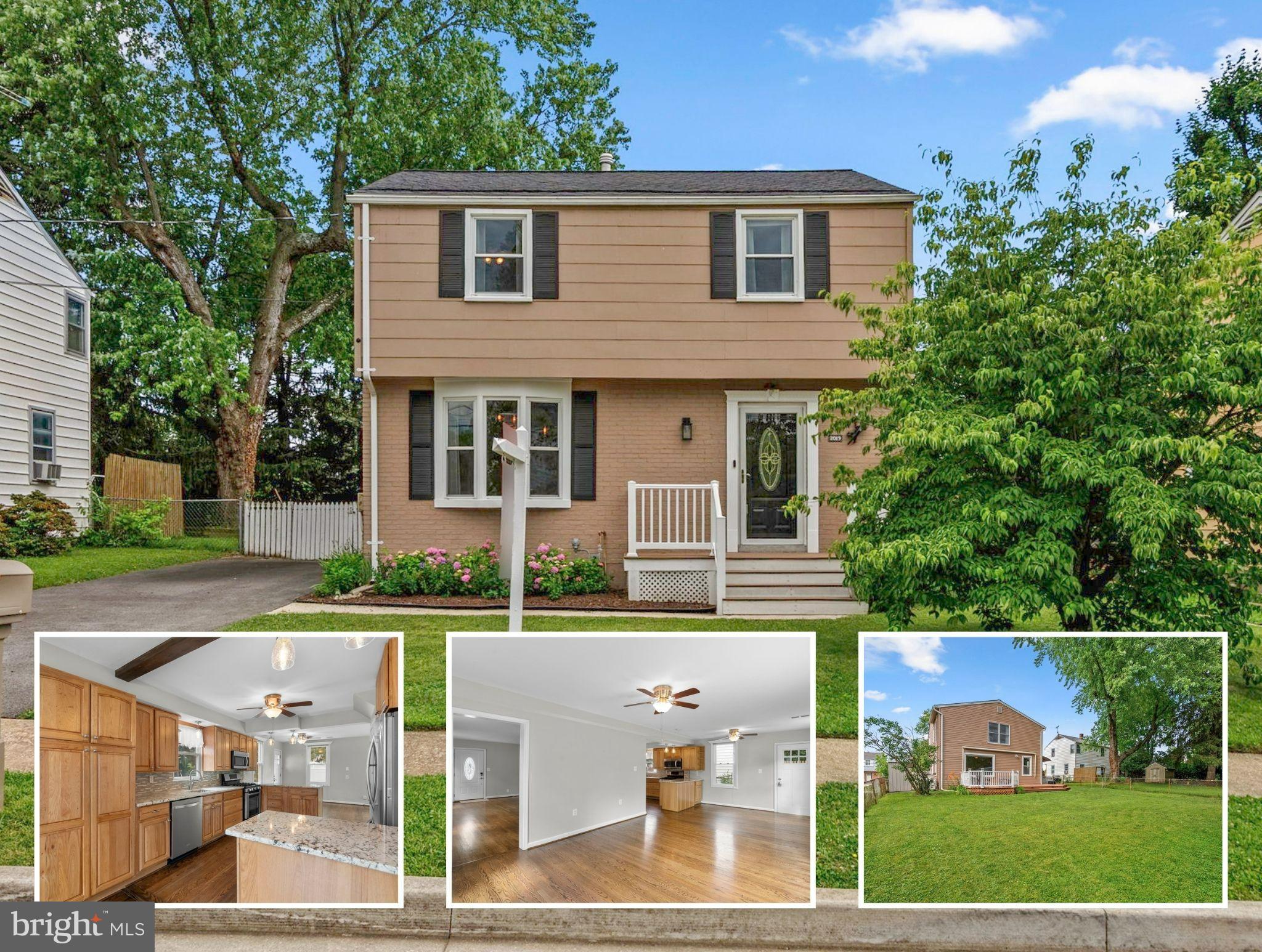 Exceptionally maintained and thoughtfully improved, this Westchester area home offers 4 upper-level bedrooms, 2 full baths, more than 2,200 finished square feet, a two-story family room and primary bedroom addition, and a fully fenced rear yard - all in move-in ready condition. A composite front porch welcomes you inside, where pristine hardwood floors installed in 2023 run throughout the main level. The living room flows into the dining area and updated kitchen, featuring natural wood cabinetry, granite countertops, a glass tile backsplash, stainless steel appliances, gas cooking, and two breakfast bars that provide additional seating and workspace. At the rear of the home, the spacious family room offers a comfortable gathering space and convenient access to the driveway through a side entrance and rear yard. Upstairs, the primary suite features a large walk-in closet and a dedicated mini-split system for customized comfort. Three additional bedrooms include recently refinished hardwood floors completed in 2023, while the updated hall bath serves the upper level. The lower level expands the home's living space with a large recreation room, an updated full bath, and a spacious laundry room complete with a folding shelf, storage cabinet, and additional refrigerator. Outside, a composite wraparound rear deck overlooks the fully fenced backyard. The level lawn provides ample room for recreation, gardening, pets, and play, while the oversized shed offers exceptional storage. Beautifully landscaped beds along the front and side of the property enhance the home's curb appeal. Recent improvements include a brand-new roof in 2026, HVAC replacement in 2021, replacement windows throughout the main and upper levels, new granite countertops in 2020, professional waterproofing in 2018, and exterior painting completed in 2023. Detailed maintenance records reflect the pride of ownership evident throughout the home. Located in the Norhurst subdivision in West Catonsville, the home is close to the Trolley Trail, Devere Community Park, Benjamin Banneker Historical Park, downtown Catonsville, Old Ellicott City, nearby Oella, UMBC, BWI Airport, and major commuter routes including I-695, I-95, Route 40, and I-70. Curb appeal, generous living space, extensive improvements, major system updates, and a fully fenced rear yard all come together in this charming Catonsville colonial.