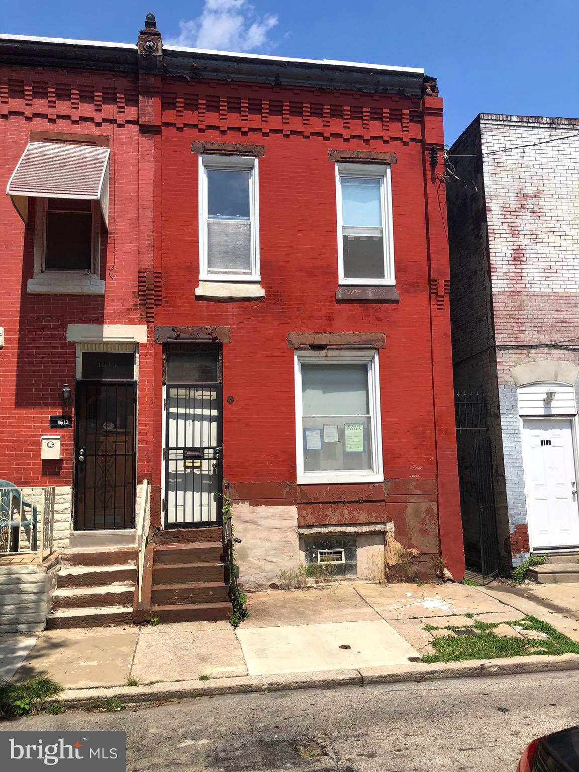 Demo Complete, framing complete also electric with 200amp service. 3 Bedroom 1 bath Property is in as is condition, buyer responsible for U&O Certificate. Very Close to Temple University