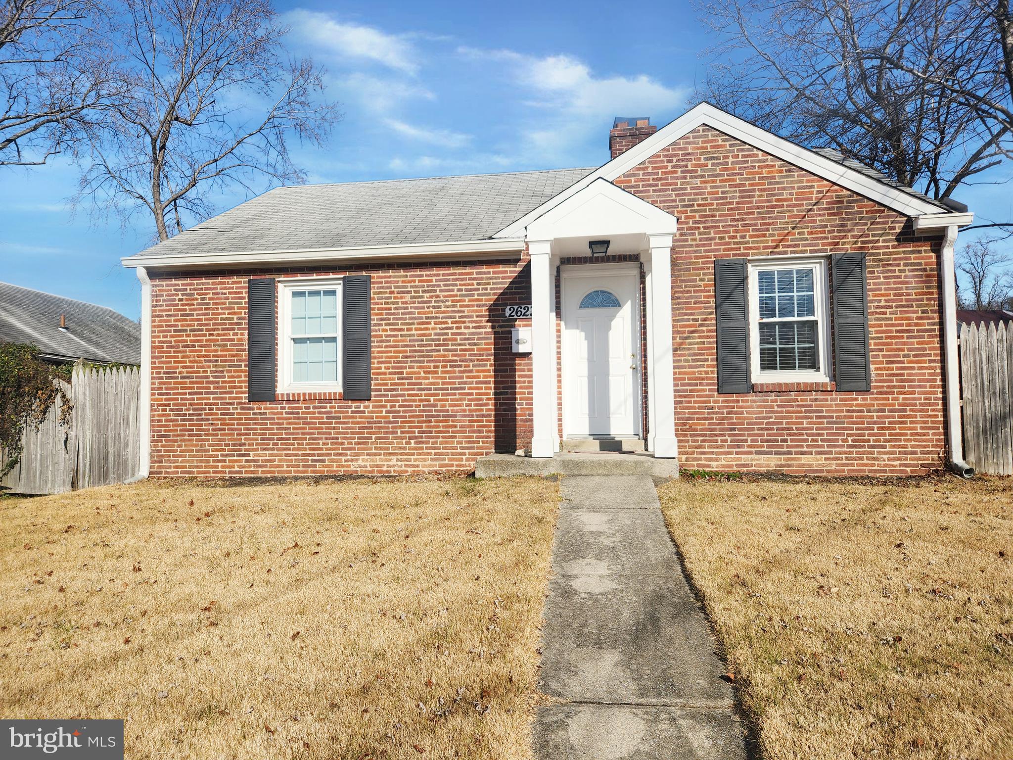 Stunning all brick single family rambler style home conveniently located. Stunning woodfloors throughout. Livingroom with wood fireplace. Fully equipped kitchen with exit to huge backyard and private deck.
To help visualize this home’s floorplan and to highlight its potential, virtual furnishings may have been added to photos found in this listing.