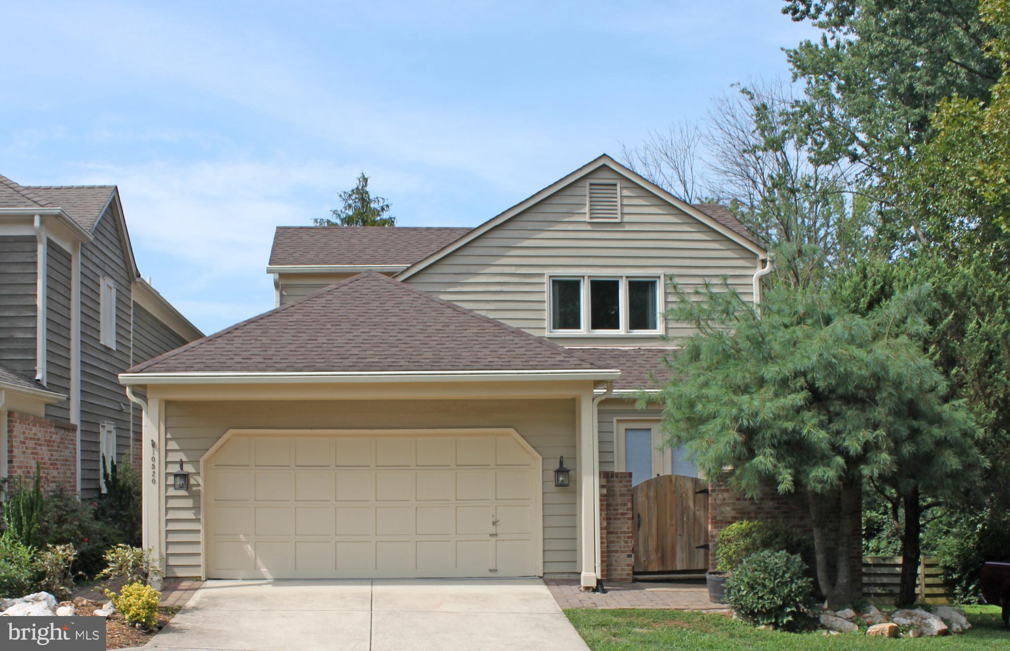 PLEASE NOTE: Neutral painting will be underway.  Pics with accent walls are pre-paint.  Enjoy  entering this immaculate, sun-drenched Contemporary in the heart of Oakton! Conveniently located at the end of a no-thru street in the quiet Oak Marr Courts HOA. Beautifully upgraded with: renovated kitchen and 4 baths; Great Room with skylights, fireplace and large screen TV; finished basement with Family Room and 2 dens with closets; plus equipment that allows Bluetooth audio streaming throughout the living areas. Double garage - 2 remotes.  It is a short walk to shops, eateries, golf course/swimming pool and more, plus it is less than a 2.5 mile drive to the Vienna Metro. Well-placed near major roadways: I-66; Rts 123, 50, 29, 236. Close to Tysons Corner and the Tech Corridor from Arlington, Falls Church and McLean to Reston, Herndon, Dulles, Loudoun areas. Update: owner will consider small pets on a case-by-case basis, with application, separate pet deposit 1/2-month deposit each. Area rugs required on wood floors.  Unfurnished turn key rental until August 2026 (owner may consider annual extention if  reassigned overseas.  Military/Diplomat only tenant transfer clause.   !!Must see inside!!  Lounge with abandon or entertain in style throughout the open-concept living area, especially the Great Room with gleaming wood floor, built-in cabinetry, wall-mounted big-screen TV, skylights, floor-to-ceiling windows and glass doors to the rear deck for overflow entertaining.  Love the eat-in kitchen and separate dining room; enjoy dining al fresco on the rear deck facing greenery or the private decked patio out front, enclosed by a charming brick wall and privacy gate.  The renovated kitchen with breakfast area boasts granite counters, stainless steel appliances, recessed and pendant lighting, pantry closet, and convenient egress to the 2-car garage.  Need a main level bedroom without too many stair steps to save wear and tear on the knees? The entry-level en suite bedroom with 2 closets and an attached dual-entry bathroom is a value-added feature. The upper-level owner's retreat is a true primary suite featuring a vaulted ceiling, 2 closets, and a luxury bathroom with double washbasins, skylight, soaking tub and glass shower with fancy faucet system. Two other good-size bedrooms on the upper level, sharing a dual-entry hall bathroom, complete the 4 bedrooms.  Let the action begin on the expansive lower level, freshly carpeted and well lit by recessed lights and daylight from the walk-out sliding glass door to the privacy-fenced rear. Decorative-only fireplace.. Options galore, though, for the large Family Room, plus two bonus rooms with closets. Think playroom, hobby area, game room, exercise room, or quiet study for reading, meditating or anything needing dedicated space.  In the laundry and equipment room is an efficient gas furnace (for the main and lower level), gas water heater, premium laundry equipment, and an exciting surprise. A cabinet hosts equipment for a marvelous sound system that offers Bluetooth audio streaming throughout the living areas of the home, plus a Fios-ready wall-mounted big-screen TV s.  on the main level. There are more tech extras: an electronic wall monitor in the kitchen allows remote control of the home's security system (separate subscription required to activate). All equipment manuals are supplied (file box in kitchen), but no tech support is provided for the equipment. PLEAS NOTE: prior pictures to show scale. Painting, new carpeting and minor maintenance underway.   Co-Listing Agent is managing private showings as well as  agent showing schedule.