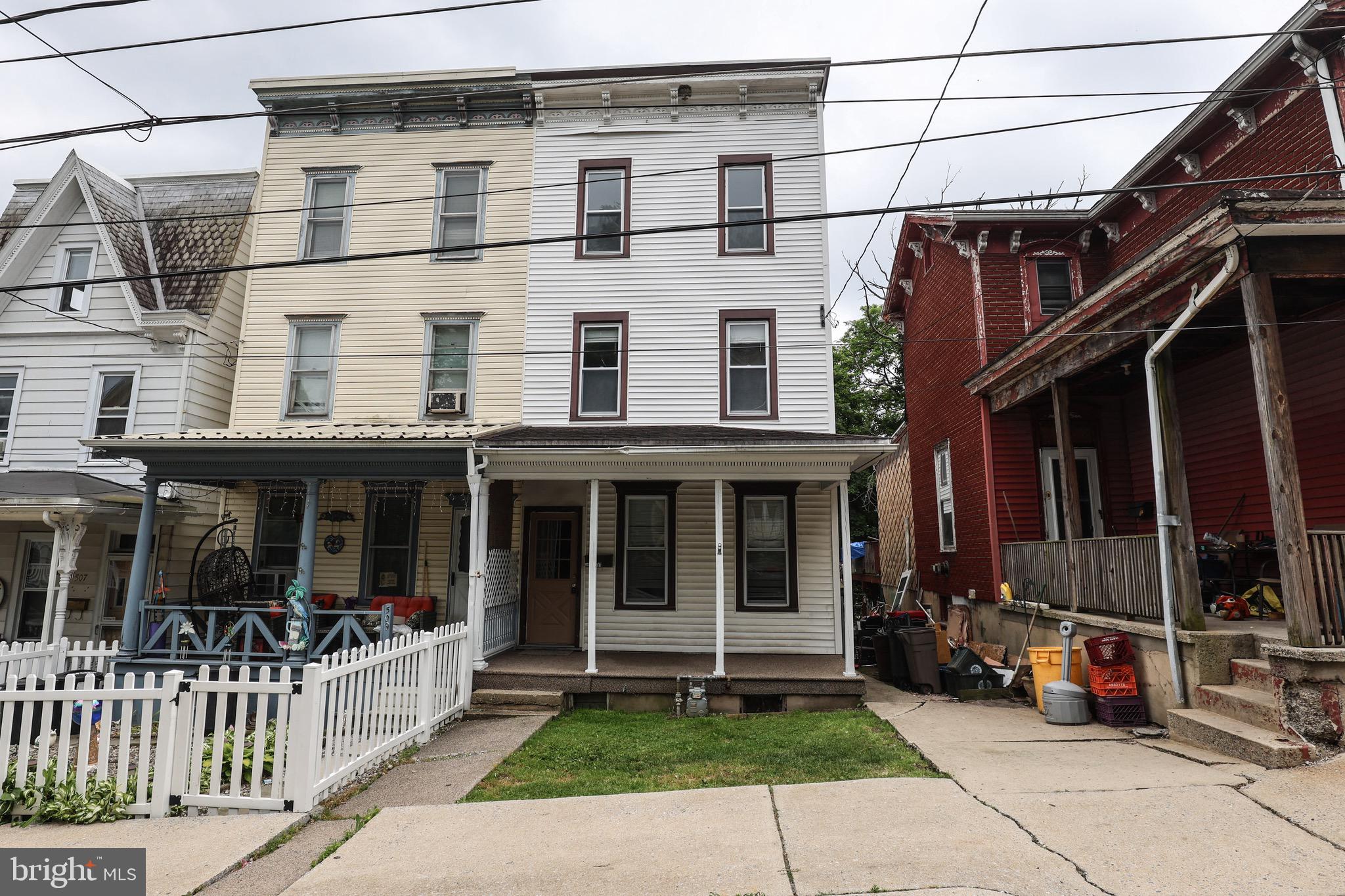 5 Bedroom, 1 Bathroom Pottsville Home. Private Bedrooms, Recently Remodelled. Modern kitchen, new flooring throughout, & freshly painted. Great city view. Several porches for outdoor activities.  Efficient gas heat.  100 amp electric. Less than 3 hours to NYC & Philly. Call for a showing today!