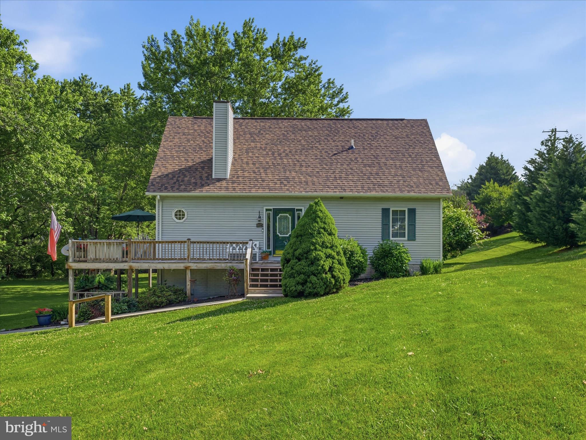 Escape to your own slice of Almost Heaven at 8825 Tuscarora Pike! This charming home is full of character and warmth, featuring soaring ceilings, rustic touches, and a stunning wood-burning fireplace (Fully restored antique potbelly) that serves as the heart of the home. Whether you’re curling up with a good book on a chilly evening or gathering with family and friends, this HOME offers the perfect place to unwind. 

Step outside and discover what truly makes this property special—Tuscarora Creek flows directly through the property, and ownership extends to both sides of the creek, creating your own private waterfront playground. Spend your days fishing, exploring, wading in the water, or simply enjoying the peaceful sights and sounds of the creek. For avid anglers, a nearby West Virginia DNR trout stocking location makes this an exceptional opportunity to enjoy some of the area’s best fishing. 

Surrounded by nature yet conveniently located, this property offers the perfect balance of privacy, recreation, and comfort. Whether you’re looking for a full-time residence, weekend getaway, or peaceful retreat, this adorable HOME delivers the mountain and Creekside lifestyle you’ve been dreaming of. Come sit by the fire, listen to the creek, and fall in love with everything this one-of-a-kind property has to offer. NO HOA AND NOT IN A SUBDIVISION!

HVAC system is a dual system per the owner it uses electric and propane. She also enjoys using the wood stove for extra warm heat. Dual HVAC systems, also known as dual-fuel systems, integrate an electric heat pump and a propane furnace. The heat pump operates efficiently during milder weather, extracting heat from the outside air to warm your home. When temperatures drop too low for the heat pump to function effectively, the system automatically switches to the propane furnace, ensuring reliable heating even in extreme cold.

New Roof in 2024! Newer appliances in 2022. Please see all documents. Square footage is 1640 up and 1120 down -it keeps pulling in wrong from taxes and other sources.