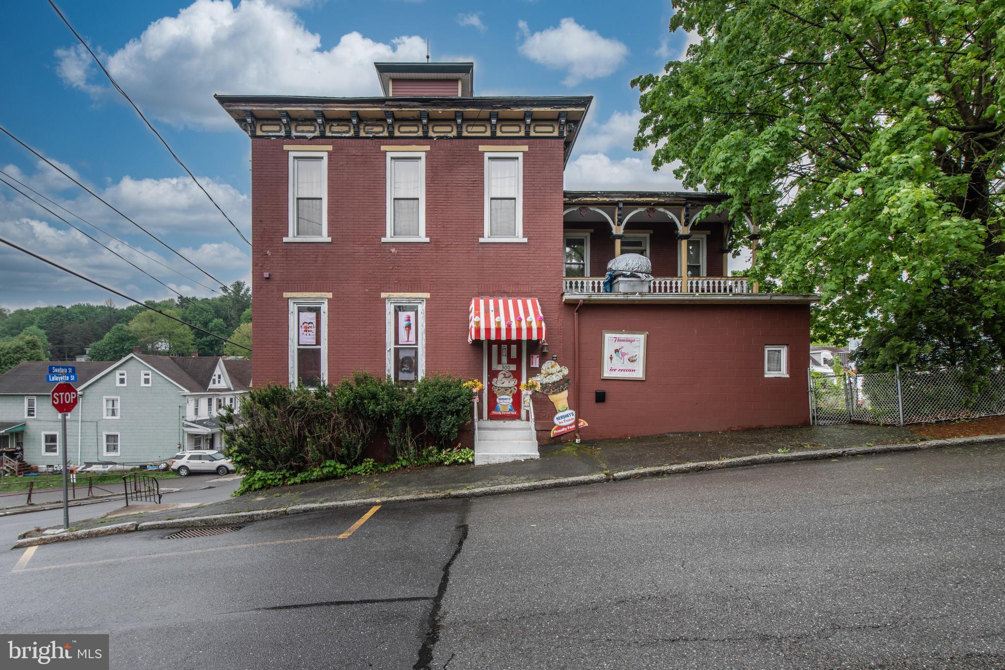 This Tamaqua landmark presents an wonderful opportunity for the next owner.  Located in within walking distance of downtown attractions, schools and the community college.  The property offers three levels of mixed use.  The lower level was once a take out shop.  Much of the equipment remains.  The main level is a working ice cream parlor that has ample seating and restrooms.  The ice cream business and most of the equipment will convey with the sale.  As an added benefit to the main floor there is a commercial grade kitchen as well.  The top level is the residence portion of the building.  This level has three large bedrooms, a fulll bath, and a large closet/laundry room.   Two balconies for relaxing and enjoying the views.  The cherry on top is the lockout tower.  From this room you can see for miles in most directions. The address falls into the CRIZ for Tamaqua (City Revitalization and Improvement Zone).
This unique program helps Tamaqua reinvest state tax dollars into underused properties, encouraging new development, supporting local business growth, and creating jobs.